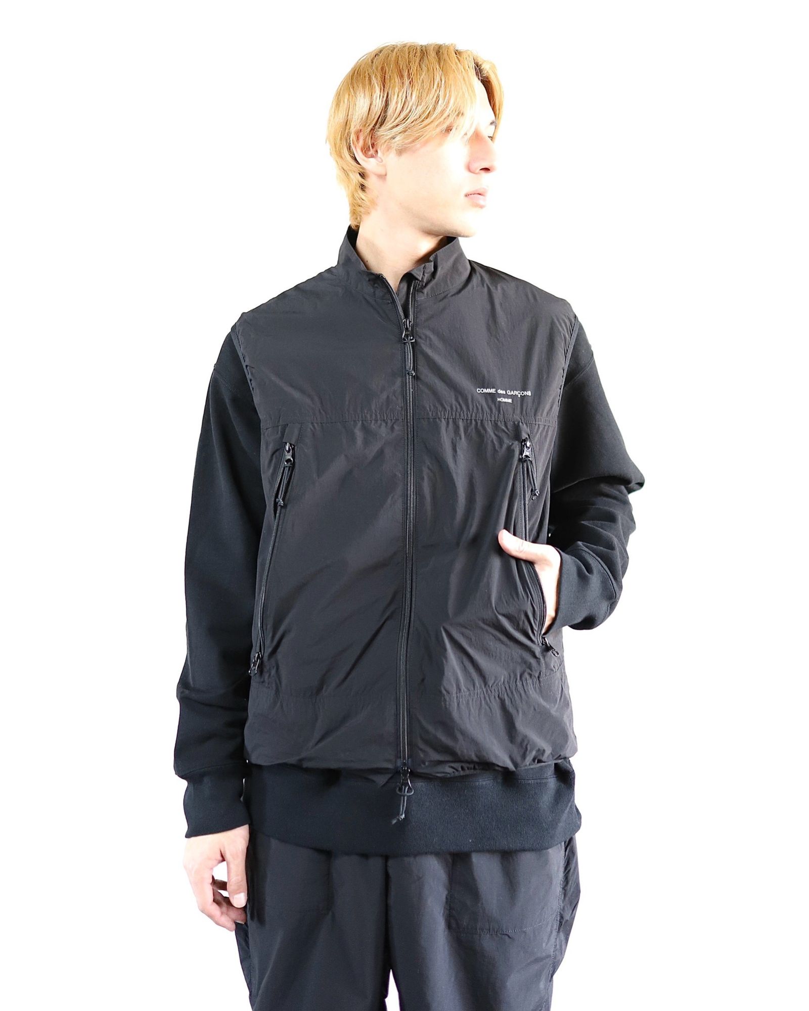 COMME des GARCONS HOMME 24SS ナイロンジップアップベスト 2024.2.5