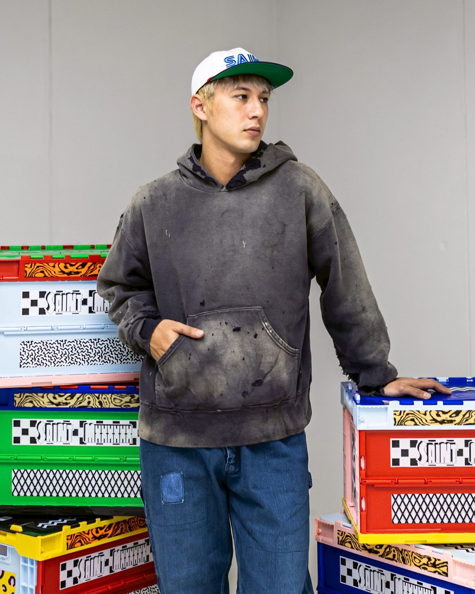 SAINT M×××××× - セントマイケル25AWベルベルジンコラボ BB_DBL FACE