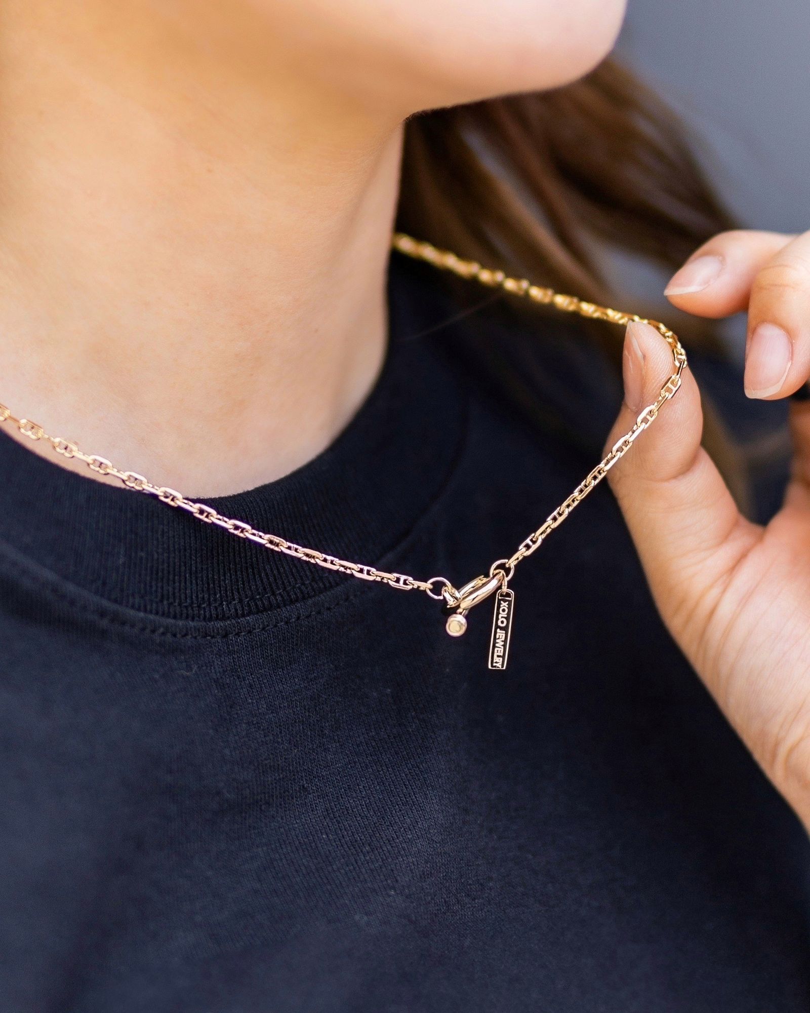 XOLO - XOLO JEWELRY ネックレス / Solid Anchor Link Necklace