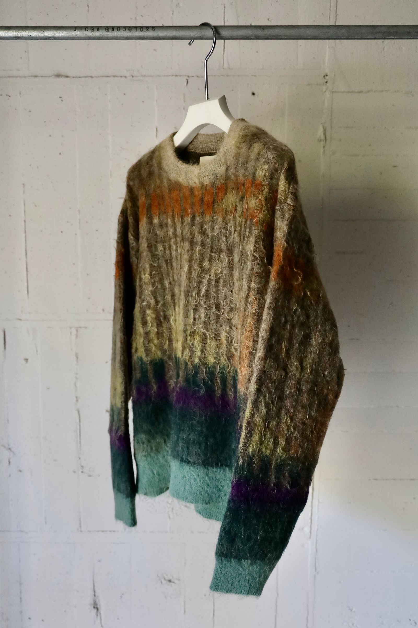 YOKE - ヨーク25SS TREE JAQUARD MOHAIR SWEATER(YK25SS0959S)ORANGE