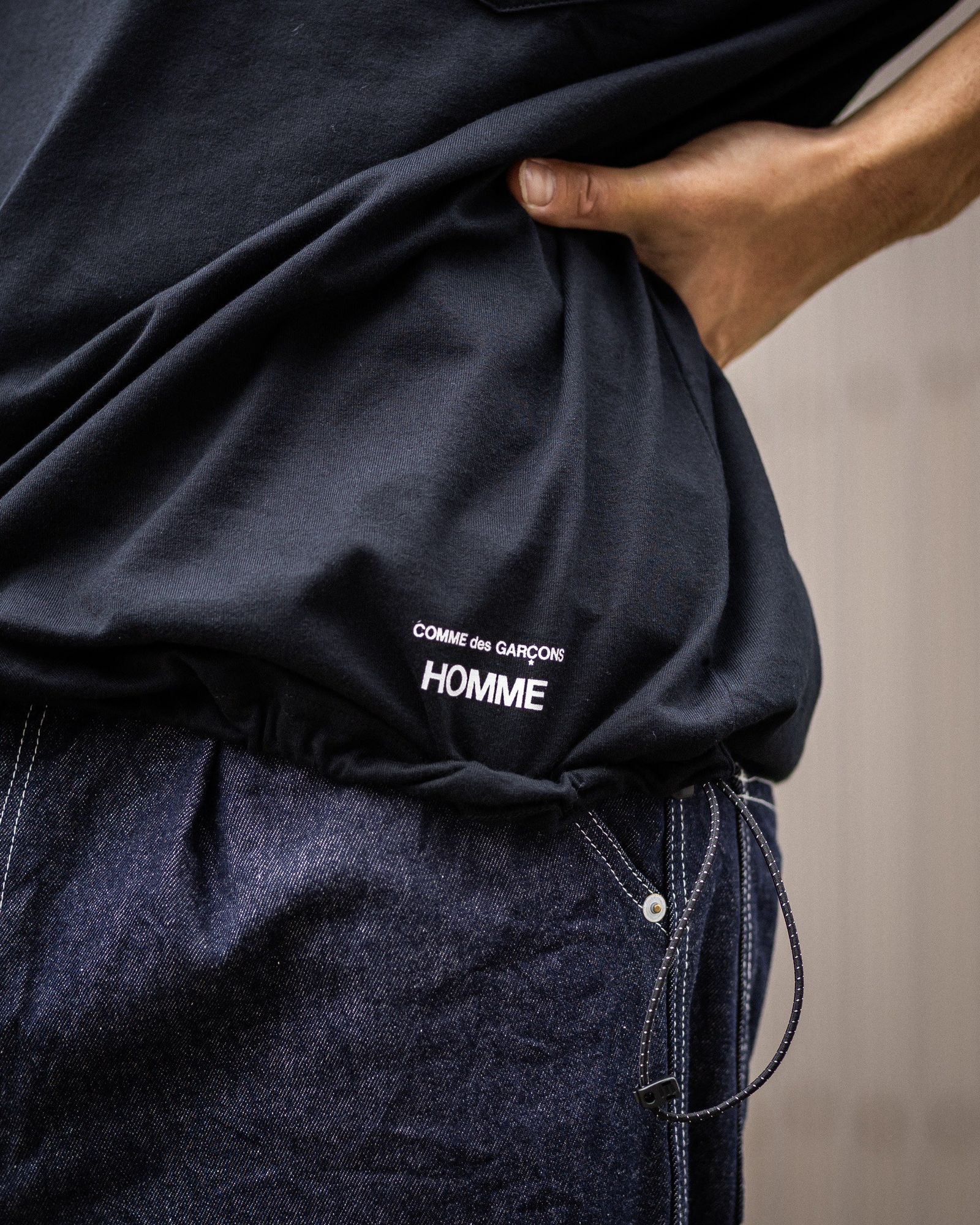 COMME des GARCONS HOMME - コムデギャルソンオム25SS 綿天竺ポケットT