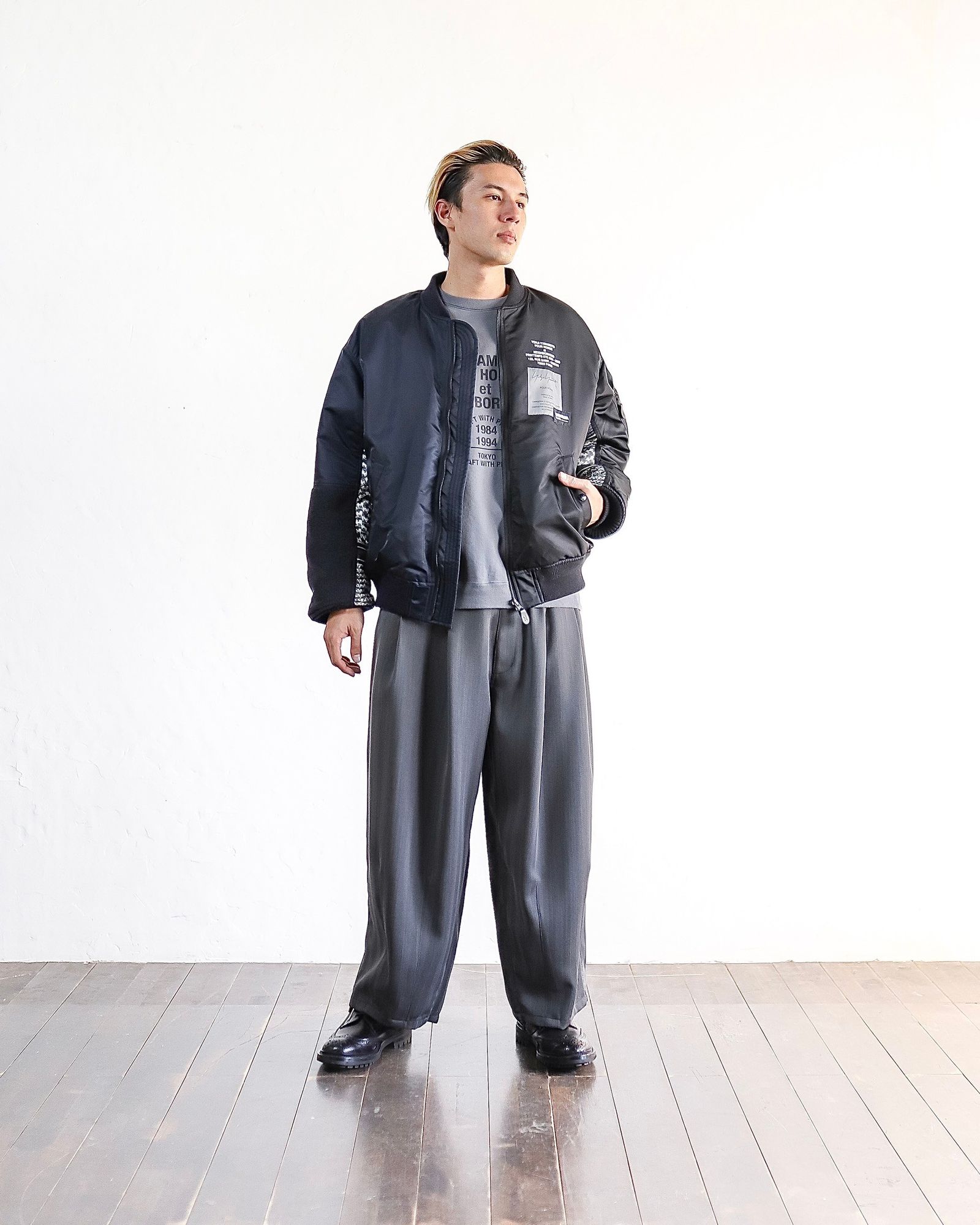 Yohji Yamamoto x NEIGHBORHOOD MA-1 JACKET スタイル | 5890 | MARK