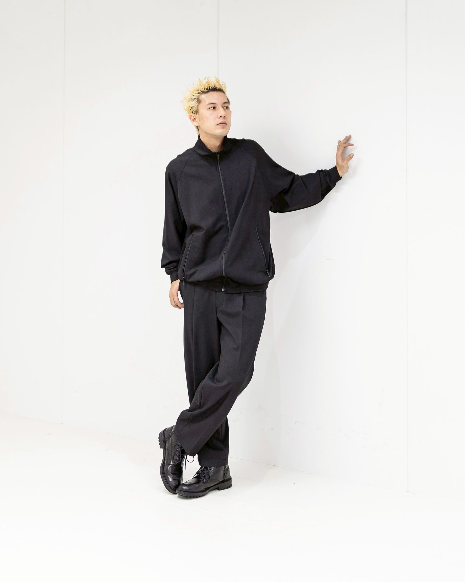 Graphpaper 新作SIDOGRAS Melange Ponte Track Blouson (BLACK) 11月29