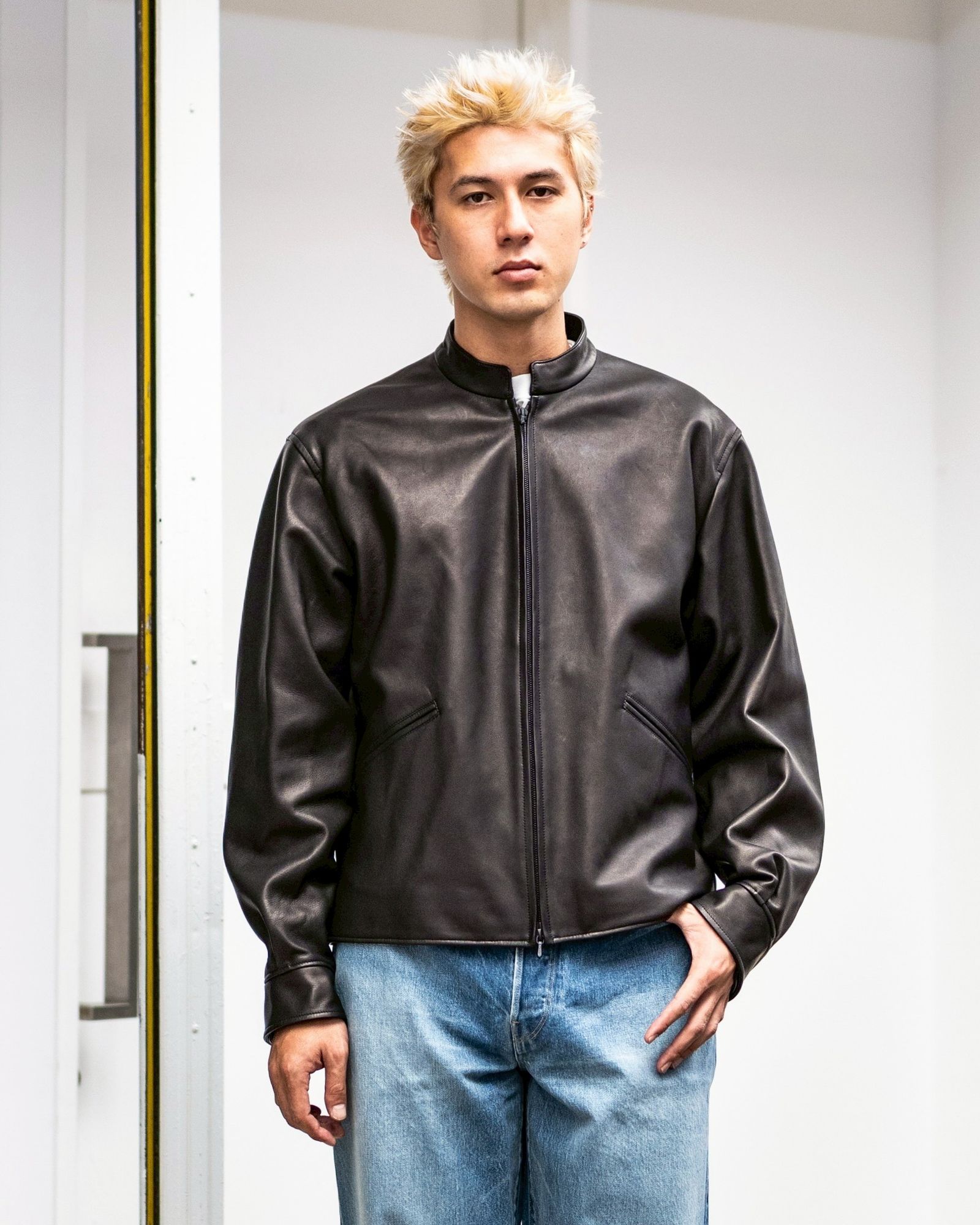 blurhms Lamb Leather Zip Short Jacket 新作発売！ | 7094 | MARK