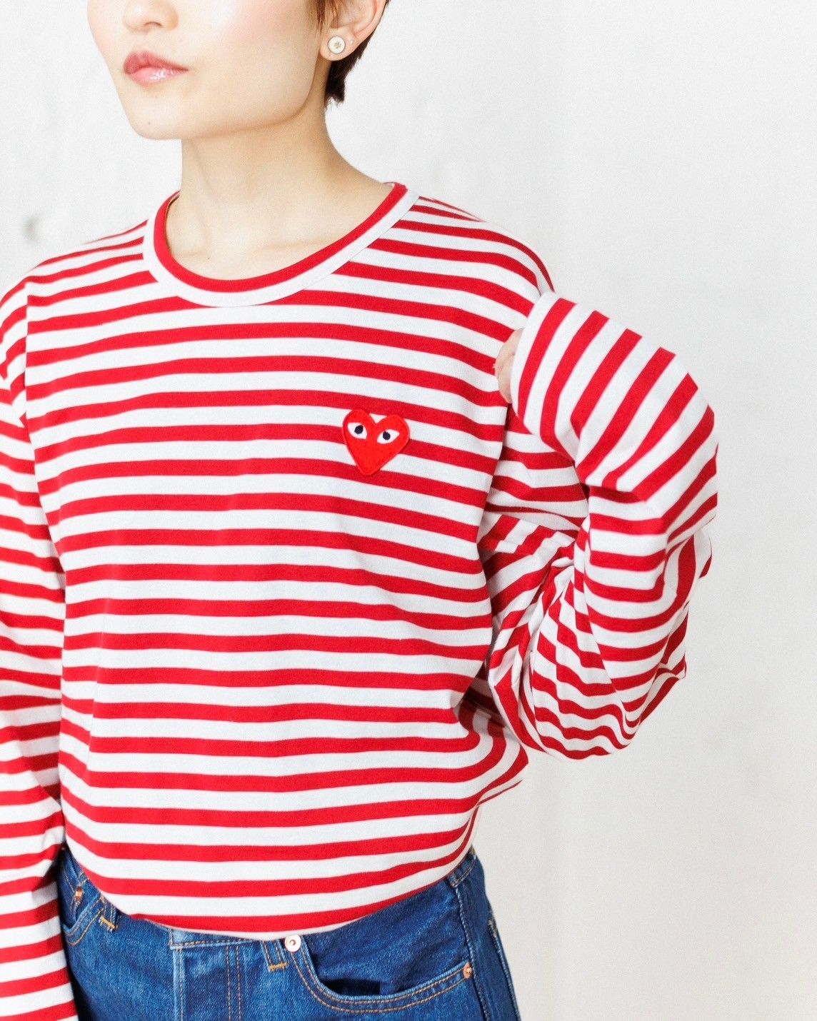 PLAY COMME des GARCONS 新作ボーダーTシャツ style.2025.2.15 | 6230