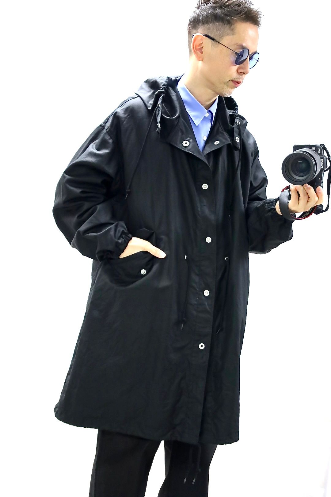 COMME des GARCONS HOMME 26SS 綿麻M-51モッズコートスタイル | 8018