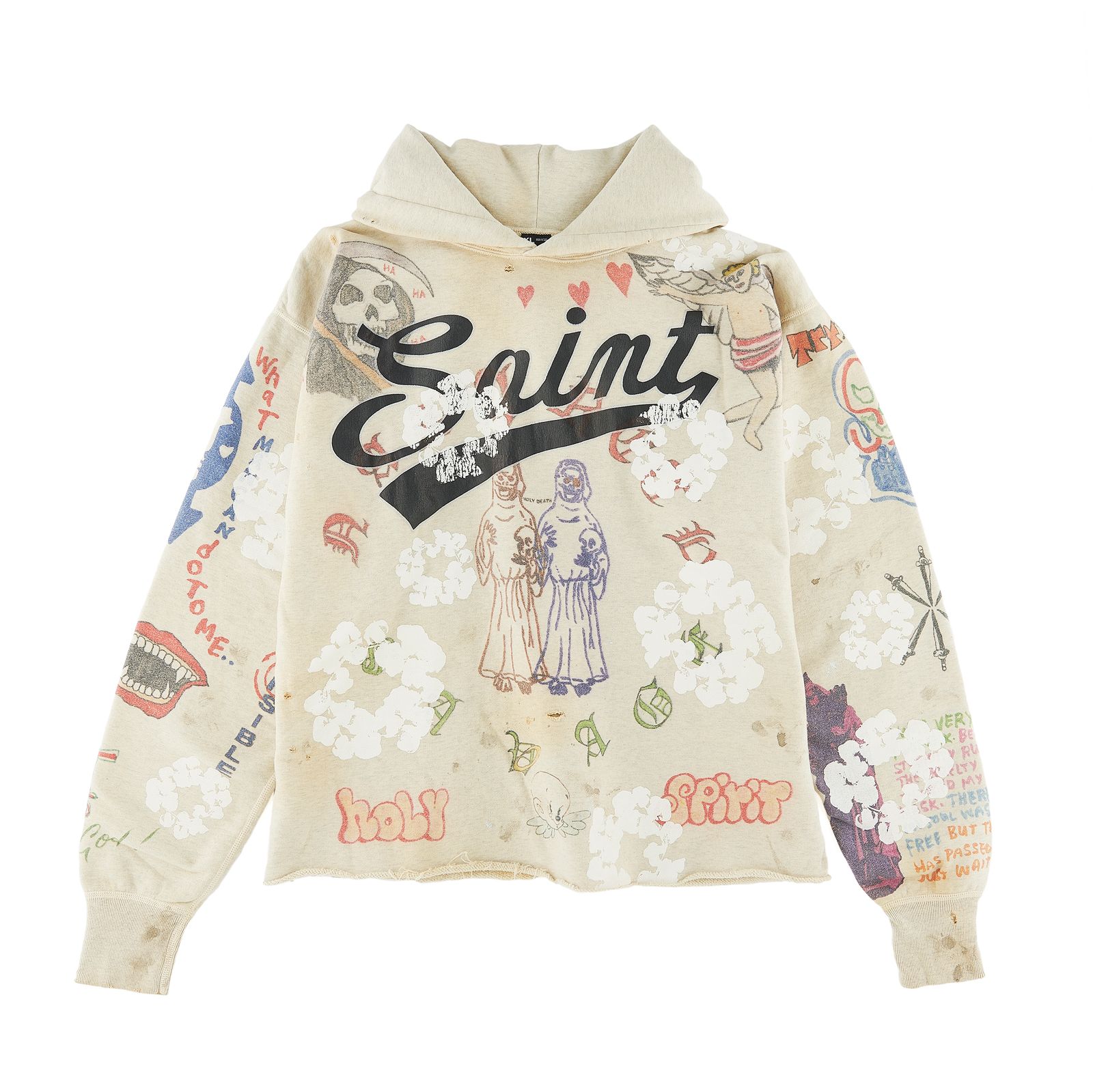 SAINT M×××××× ×DENIM TEARS HOODIE GRAFFITTI 3月12日10:00発売 | MARK