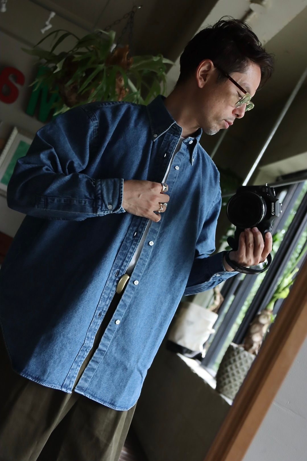 A.PRESSE 22FW BD Denim Shirtスタイル | 2689 | MARK