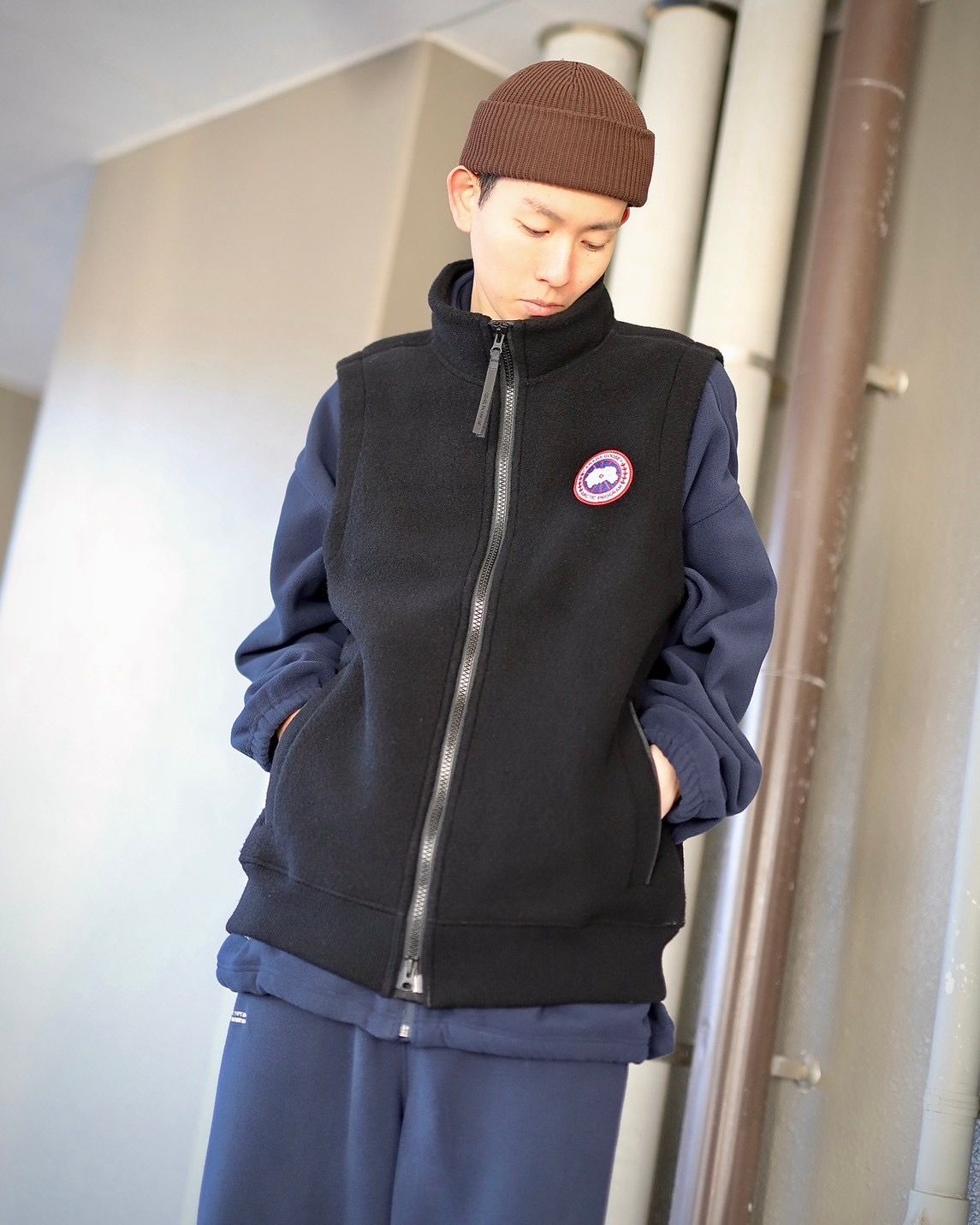 CANADA GOOSE カナダグース Mersey Vest Kind Fleeceスタイル | 4037
