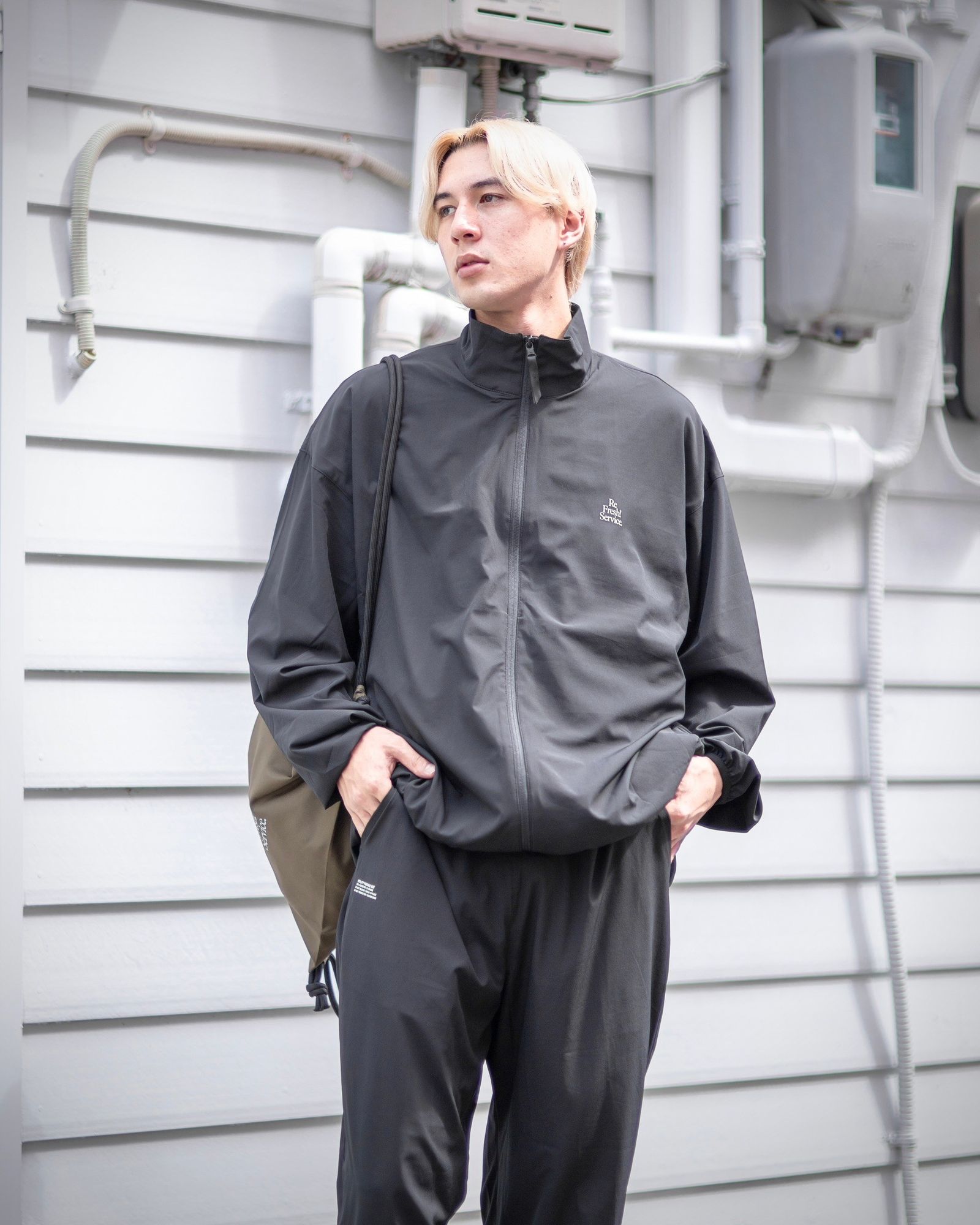 ReFresh!Service. UTILITY PACKABLE SUIT(BLACK)style 2024.6.21