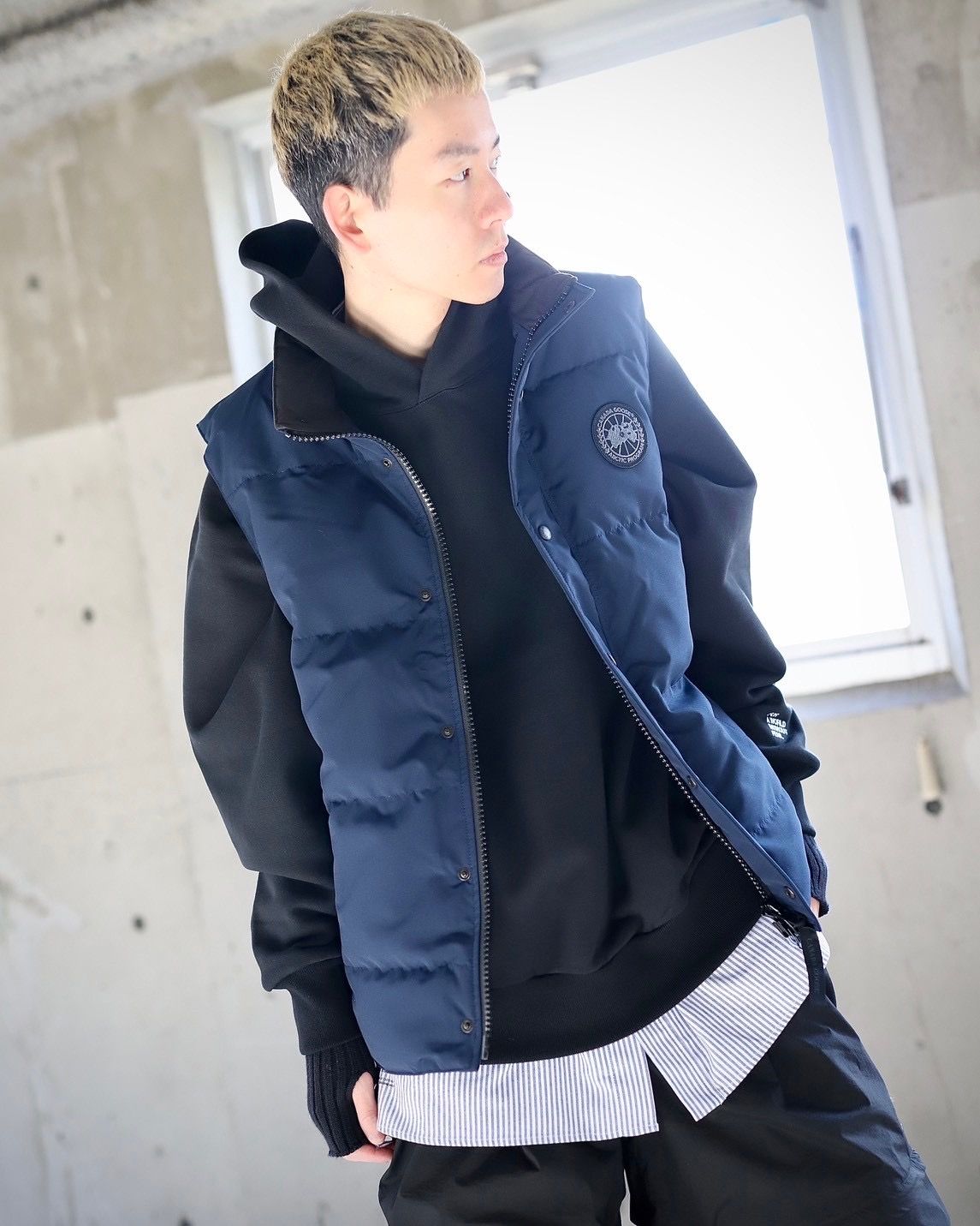 CANADA GOOSE カナダグース 新作GARSON VESTガーソンベストスタイル