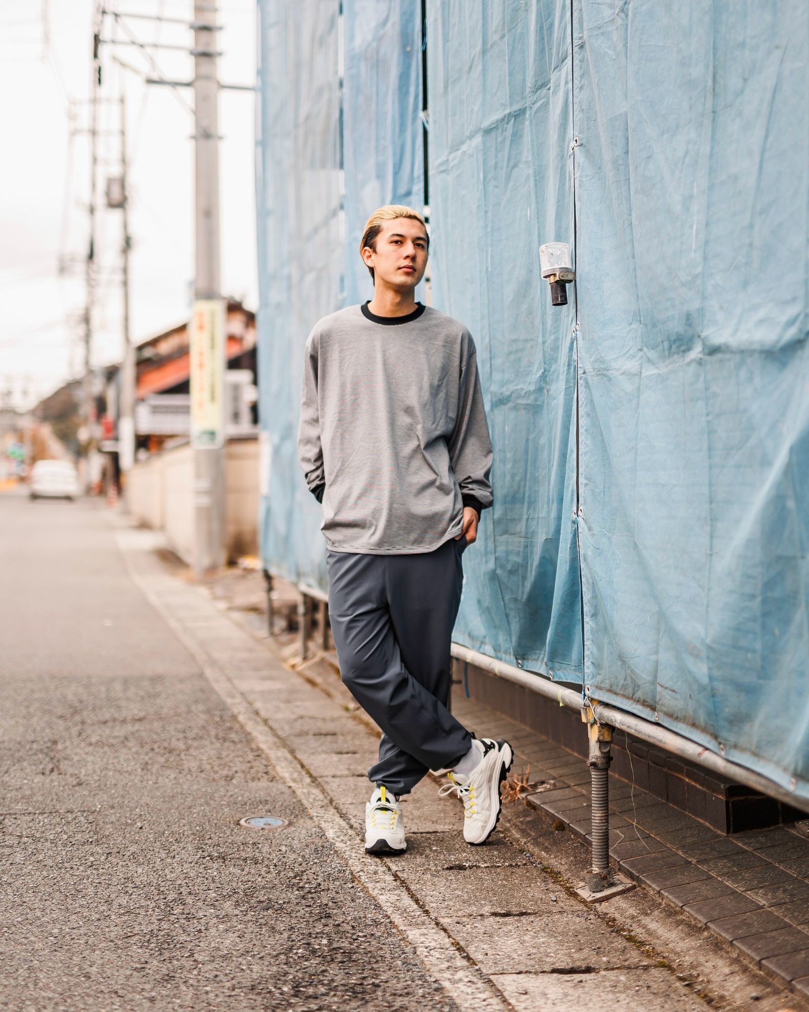 FreshService MICRO BORDER L/S TEE(WHITExBLACK)3月15日(土)新作発売