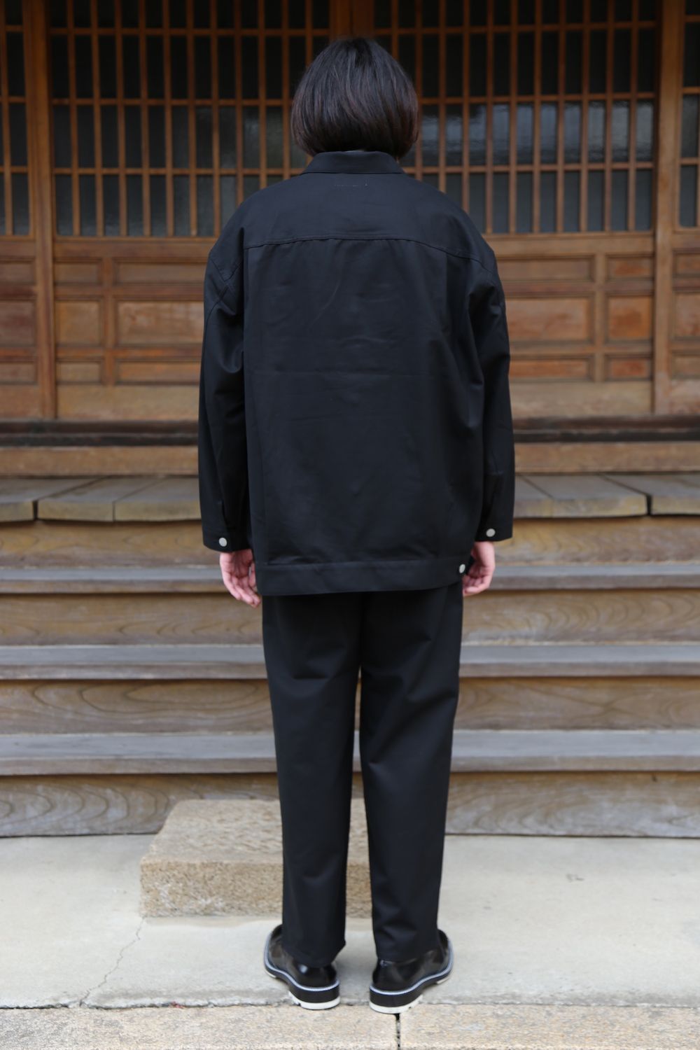 Graphpaper2020AW 新作Double Cloth Peach Trucker Jacket style