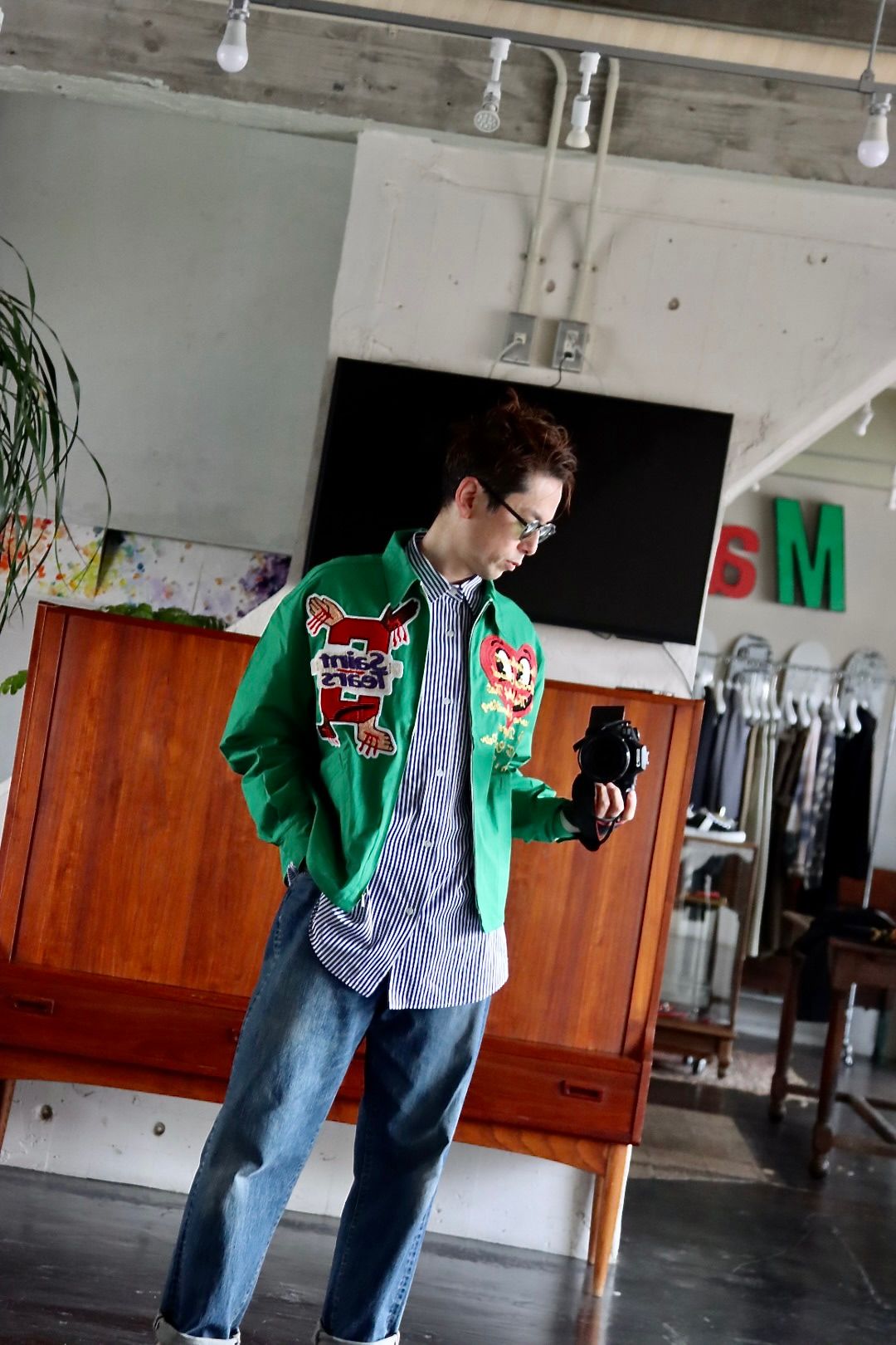 SAINT M×××××× ×DENIM TEARS SWING TOP