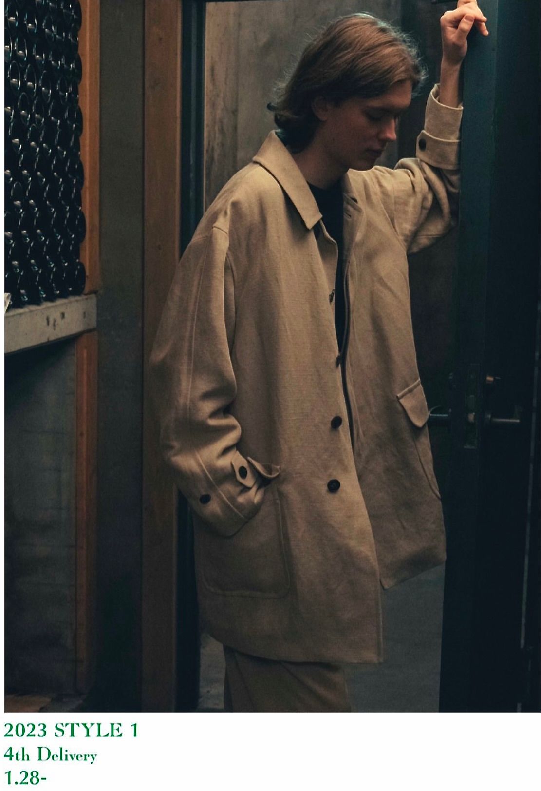 A.PRESSE - アプレッセ23SSコート Linen Half Coat(23SAP-01-06H)BEIGE