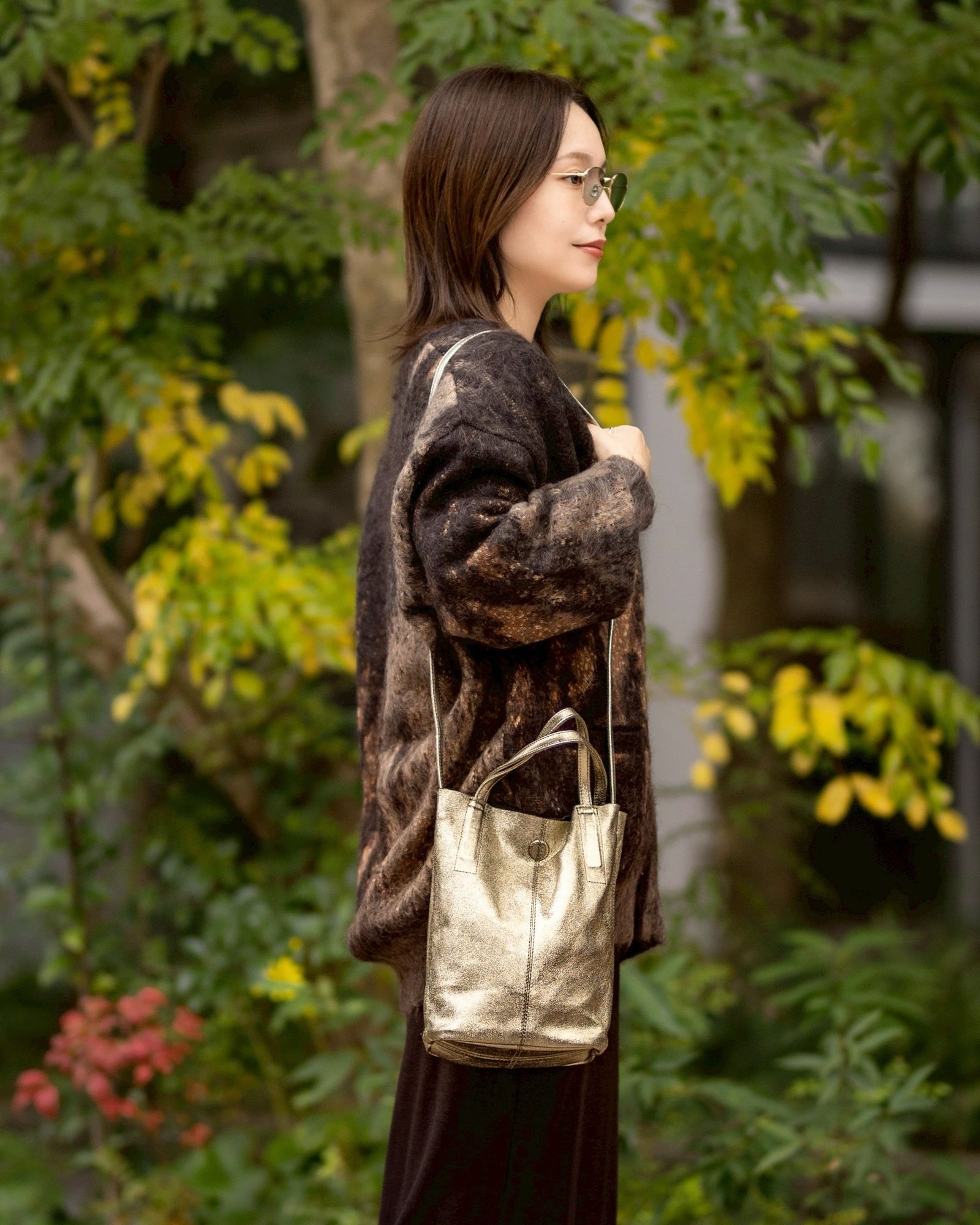 morphee2WAY SMALL TOTE（LONG）- O BROWN - 2WAY SMALL TOTE（LONG