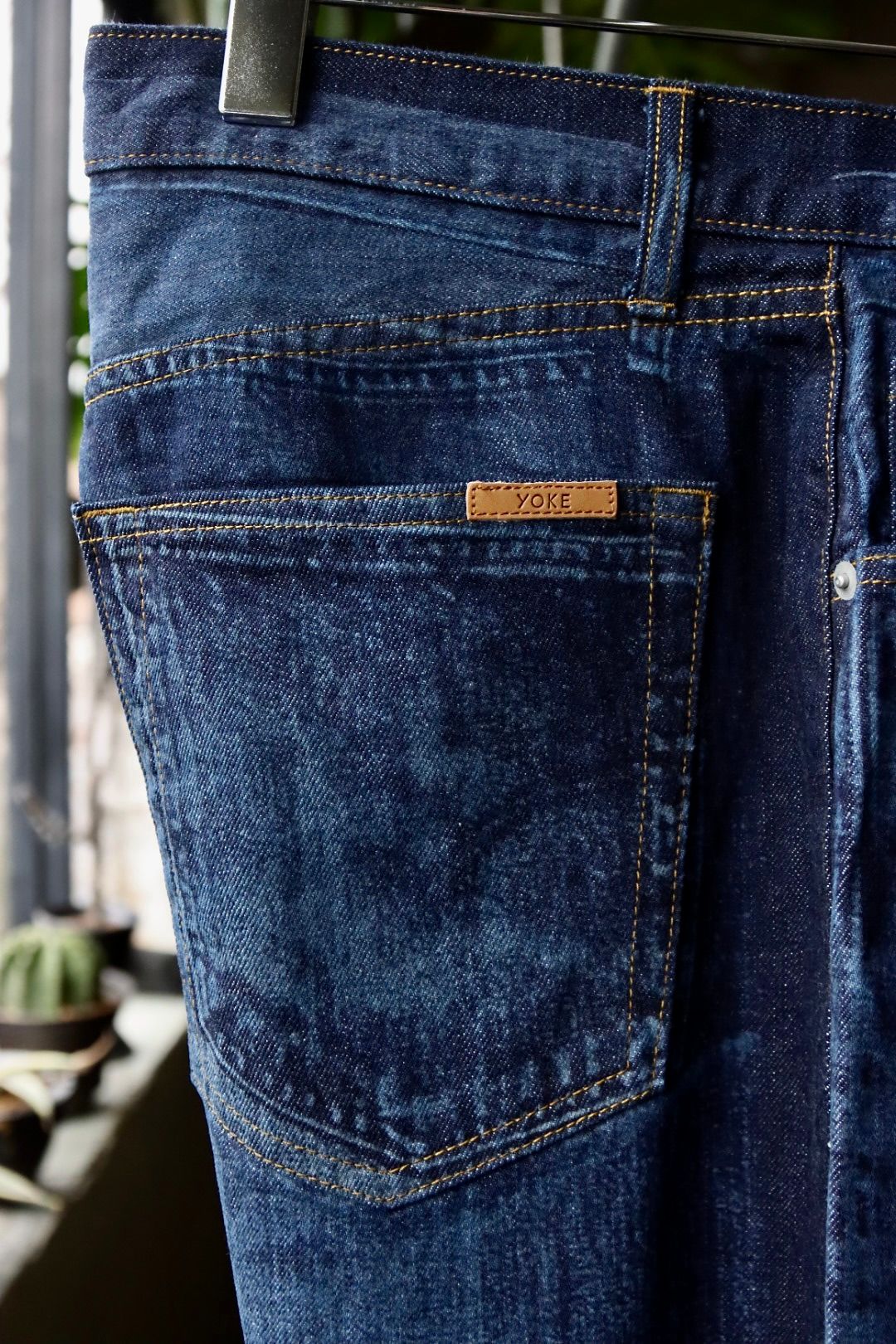 YOKE - ヨーク23SSデニム LASER PROCESSED 5P STRAIGHT DENIM PANTS