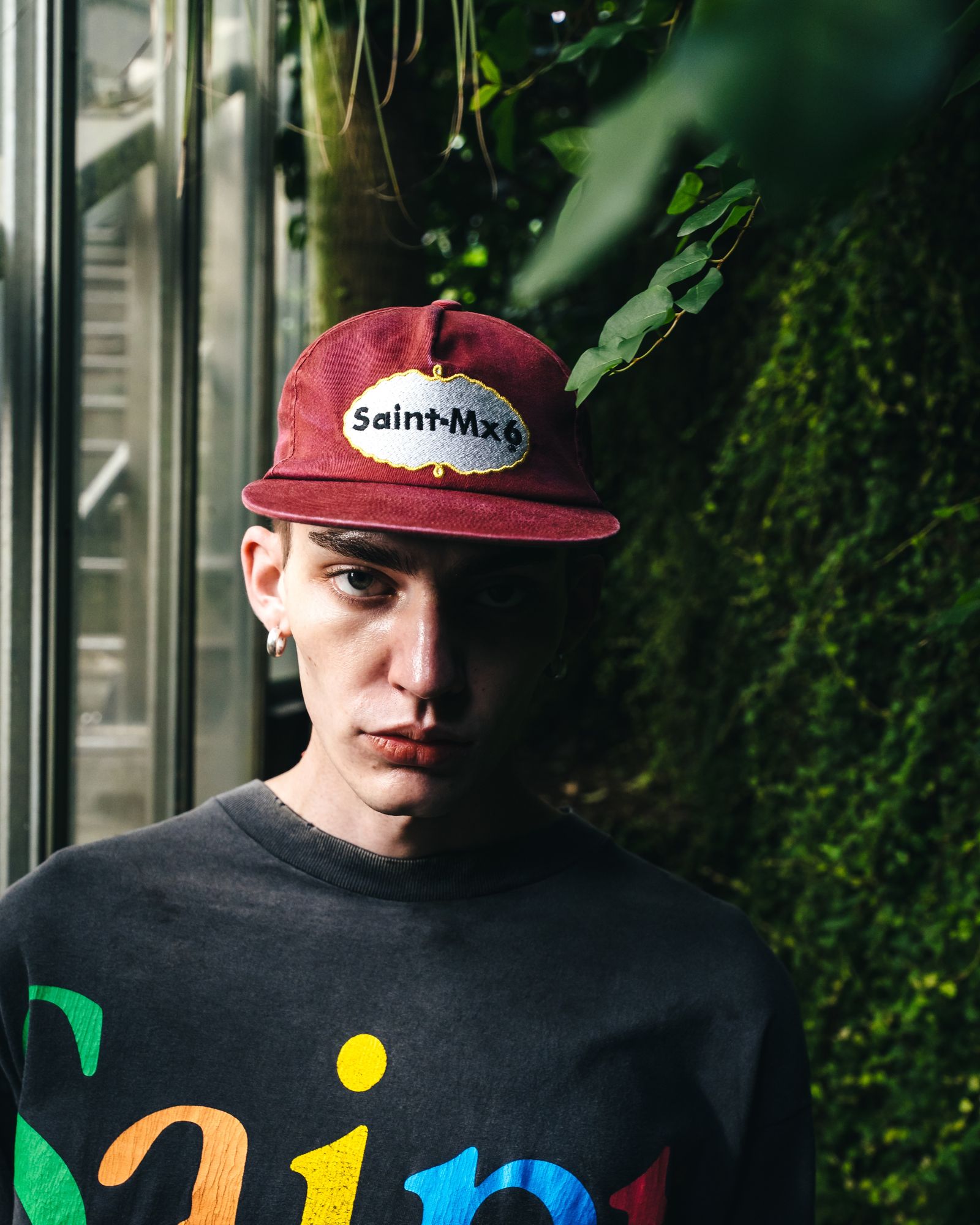 SAINT M×××××× - セントマイケル 5PANNEL EAT ME CAP (SM-HR8-0000-076