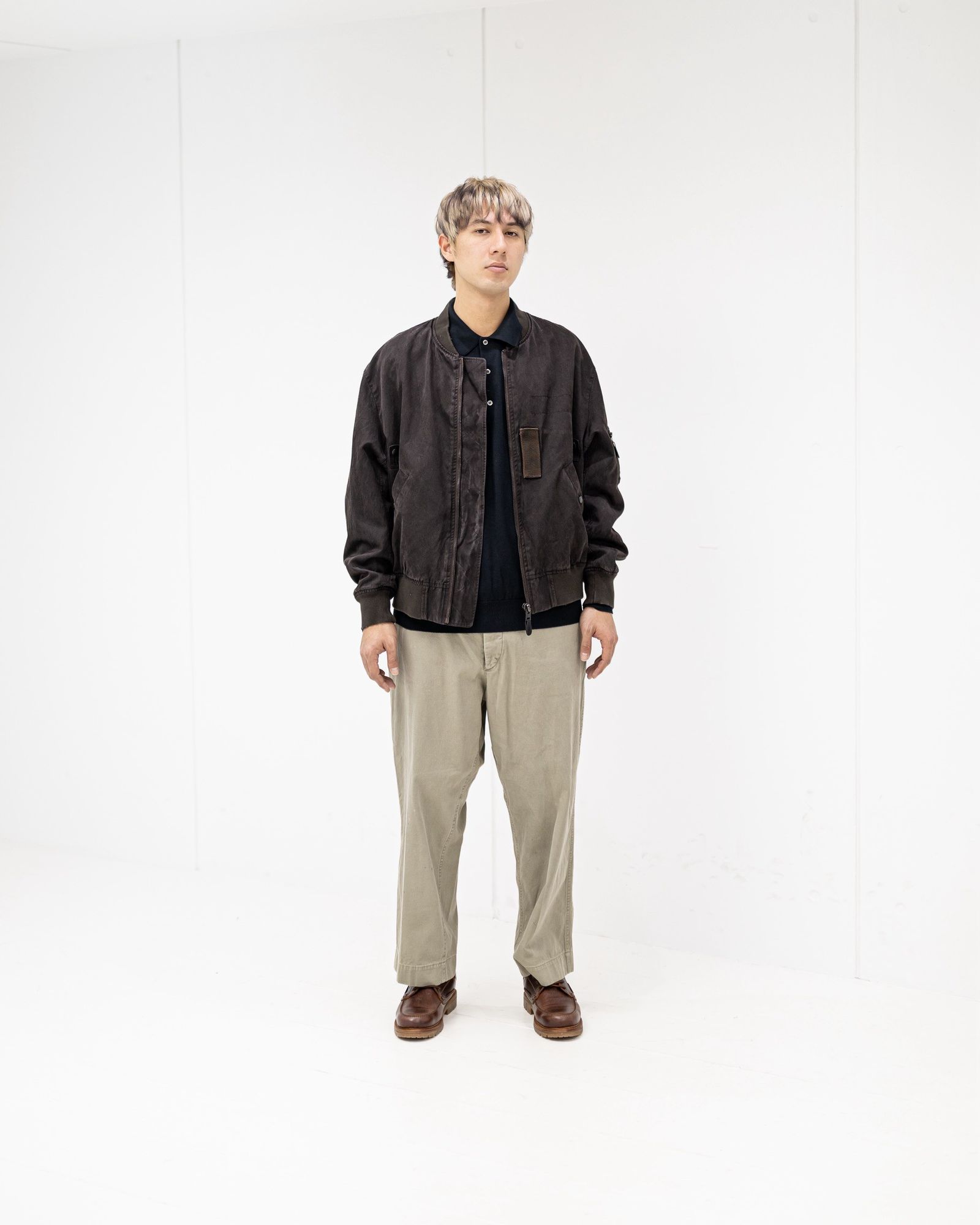 A.PRESSE Vintage Silk Light B-15C Flight Jacket 2月7日(土)新作発売