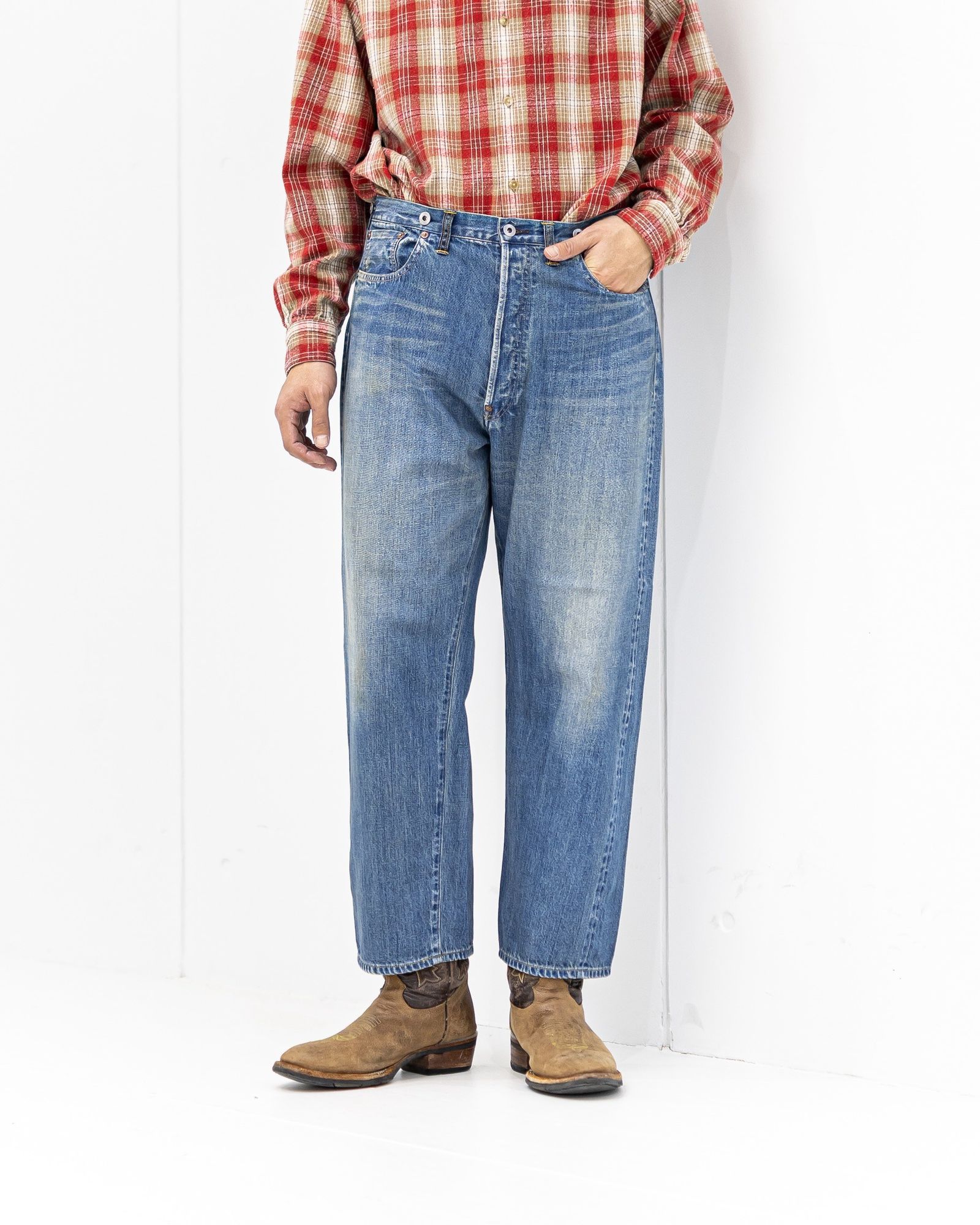 A.PRESSE 新作 Vintage Cotton Silk Nep Twill Check Shirts1月24日(土