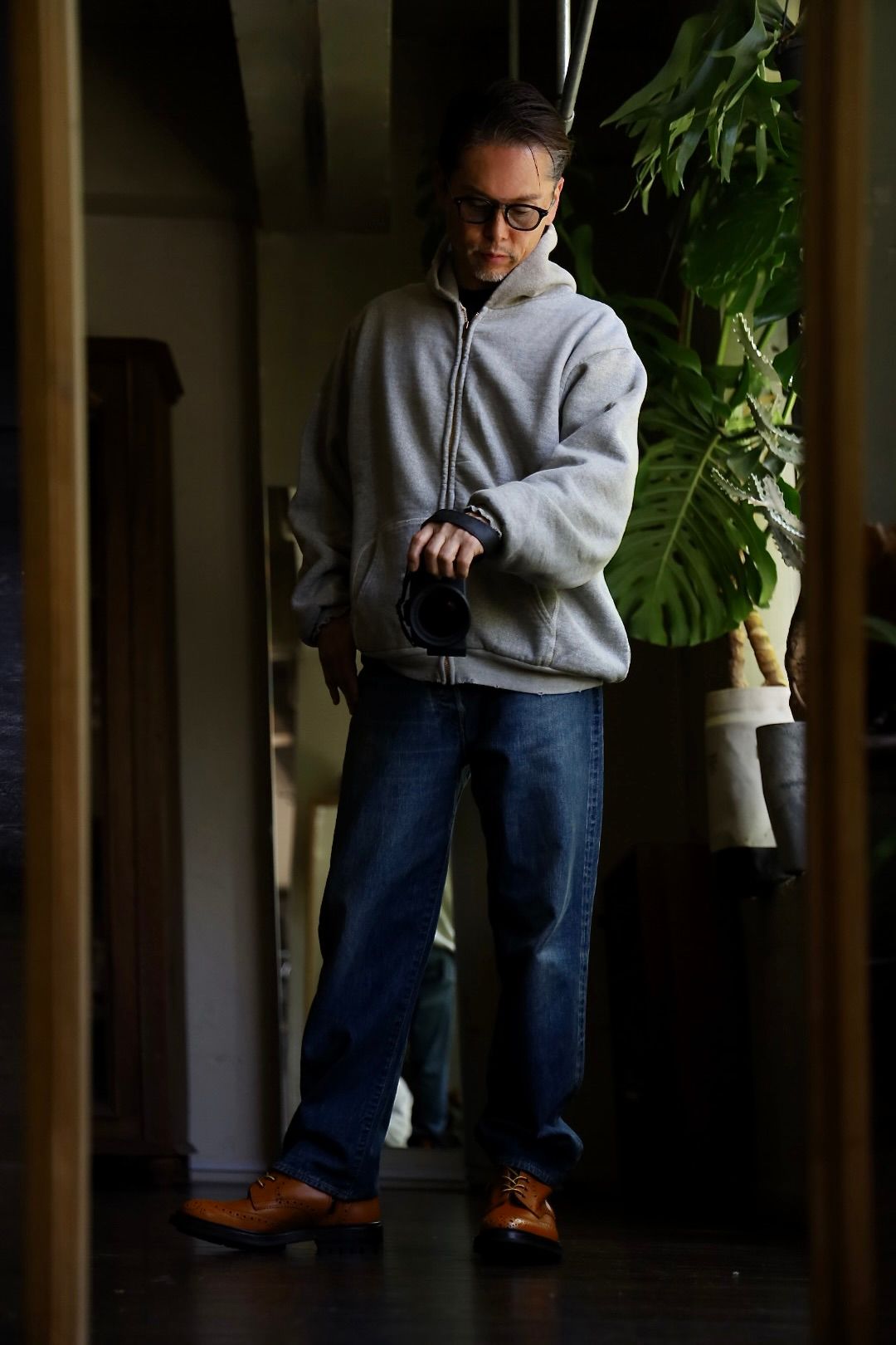 A.PRESSE Vintage Zip Sweat Hoodieスタイル | 5329 | MARK