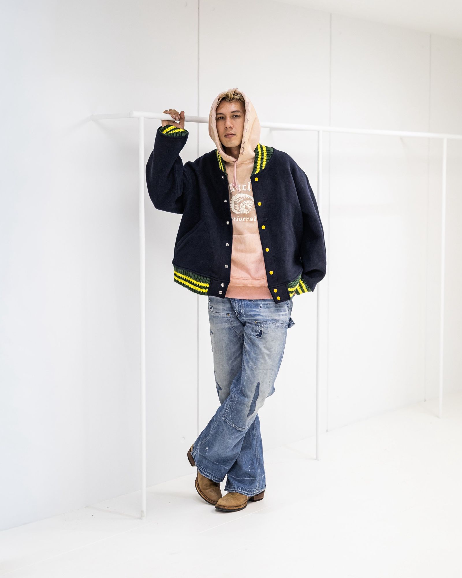 BOWWOW ST. MACLAREN UNIV. VARSITY JACKET AGED 10月11日(土)新作発売