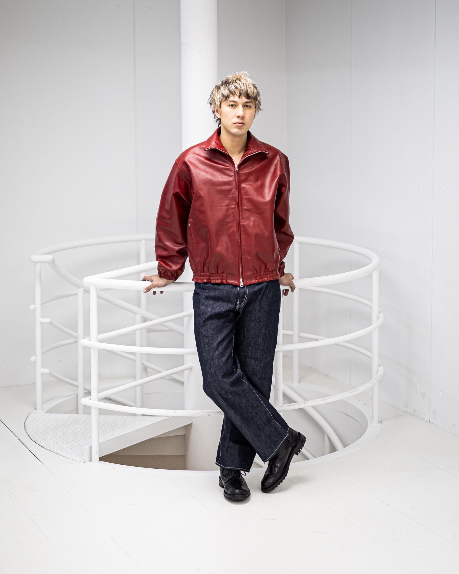 YOKE - YOKE 26SS レザージャケット Carf Leather Truck Jacket