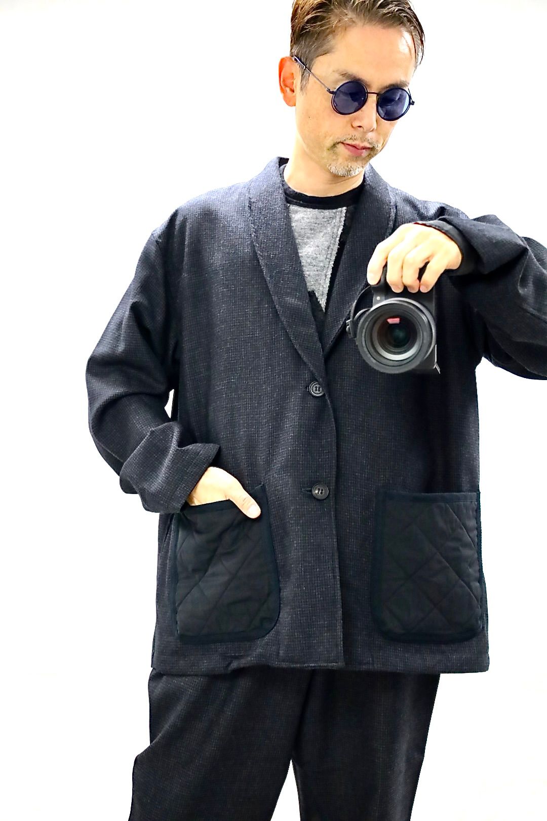 COMME des GARCONS HOMME - コムデギャルソンオム25FW ウール千鳥格子