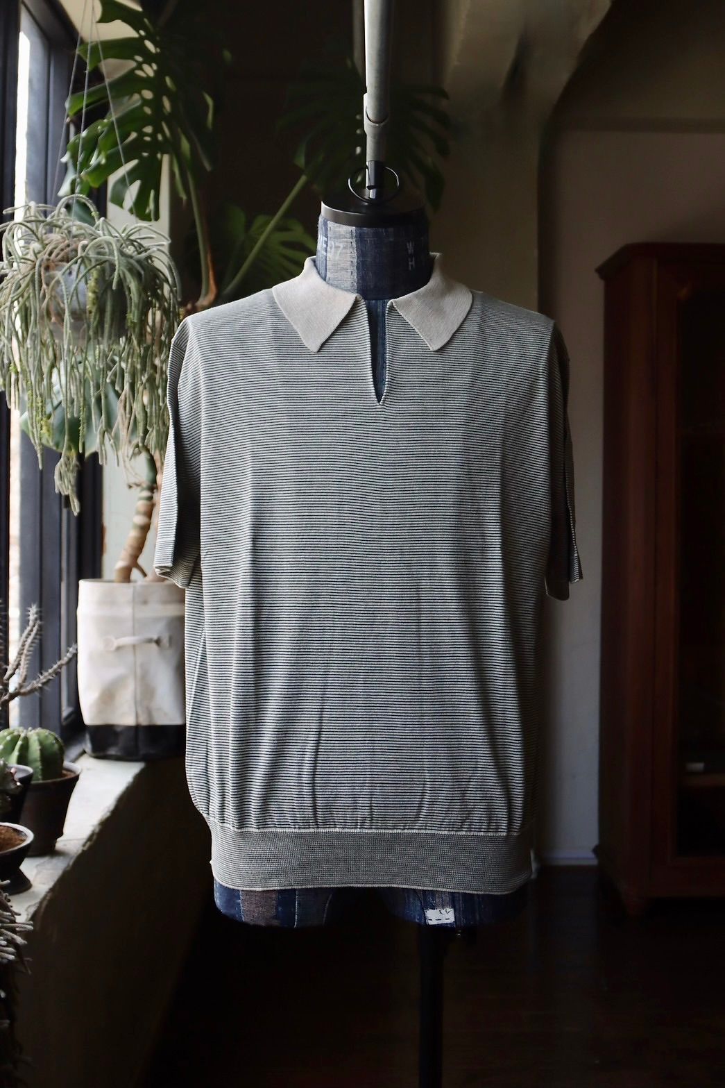 A.PRESSE - アプレッセ24SS High Gauge S/S Striped Skipper (24SAP-03