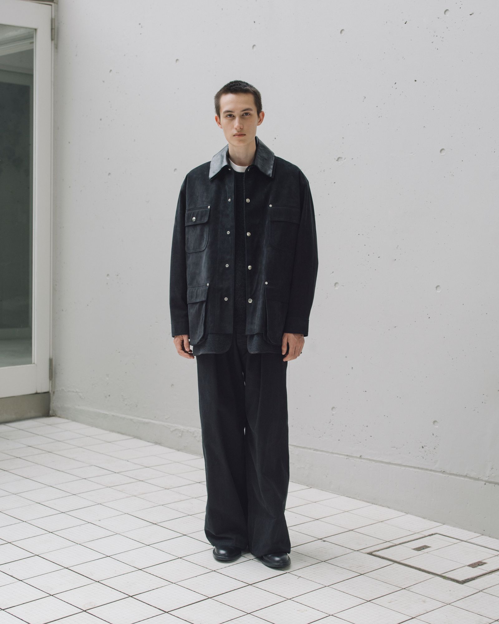 YOKE - ヨーク 25FW カバーオールNuback Leather Coverall Jacket