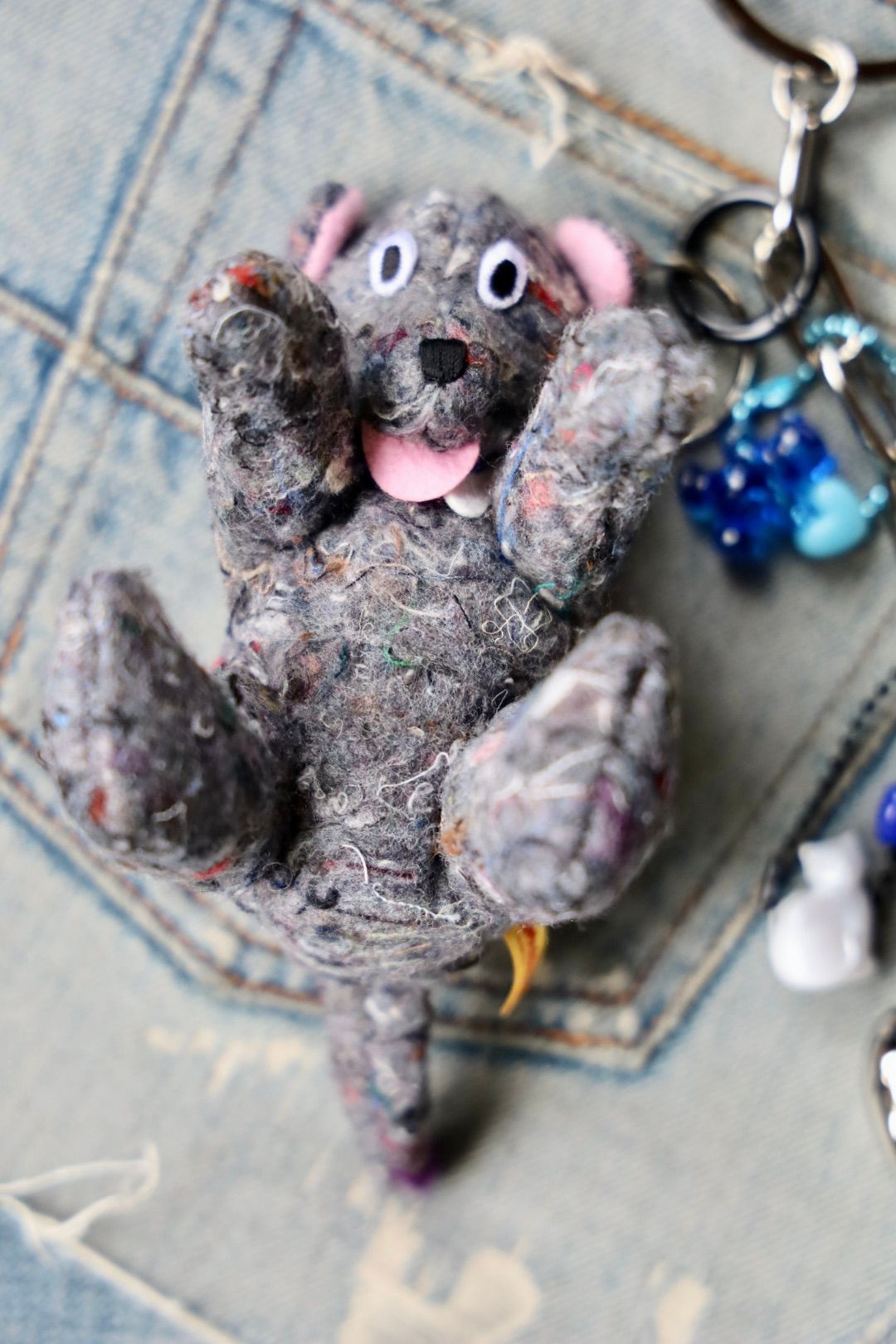 doublet - ダブレット25AW KEY CHAIN WITH DOG DOLL(25AW91AC36) BLUE