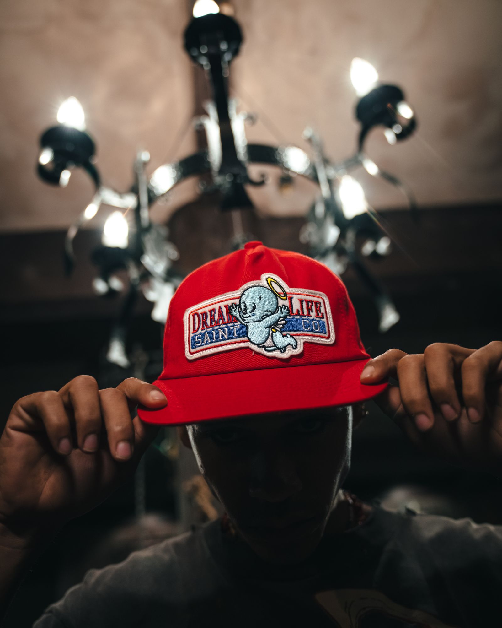 SAINT M×××××× - セントマイケル BABY MICHAEL CAP(SM-HR1-0000-093