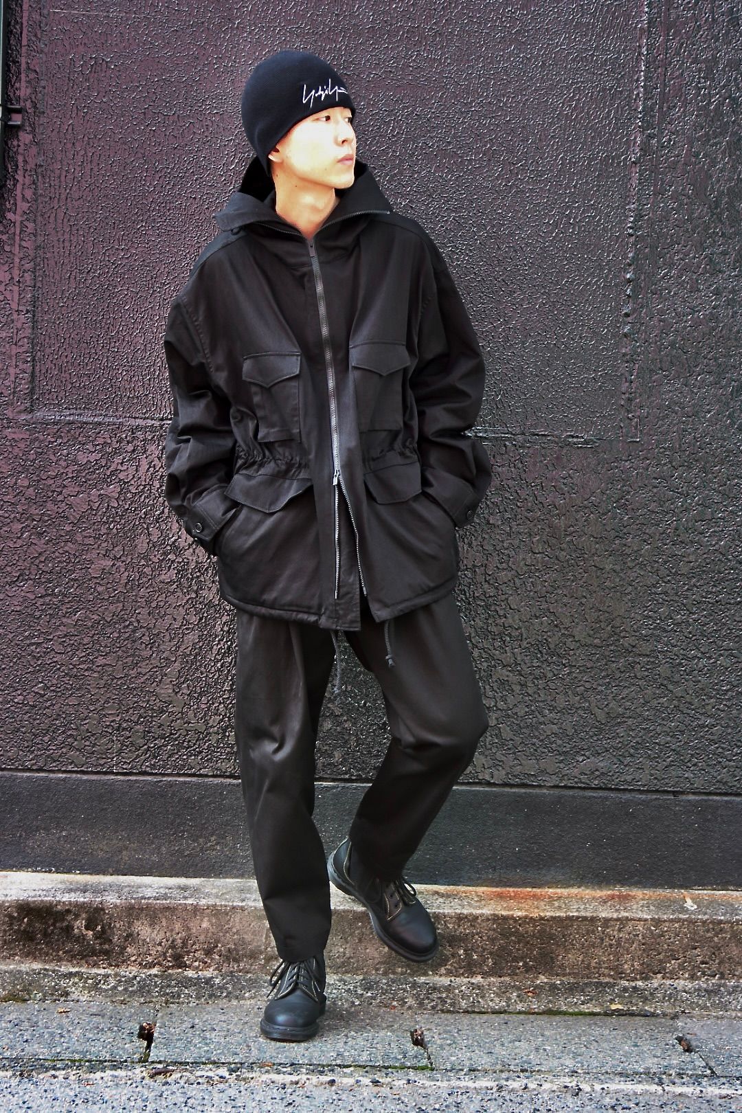 yohji yamamoto 23AW HOODED MILITARY JACKETスタイル | 3703 | MARK