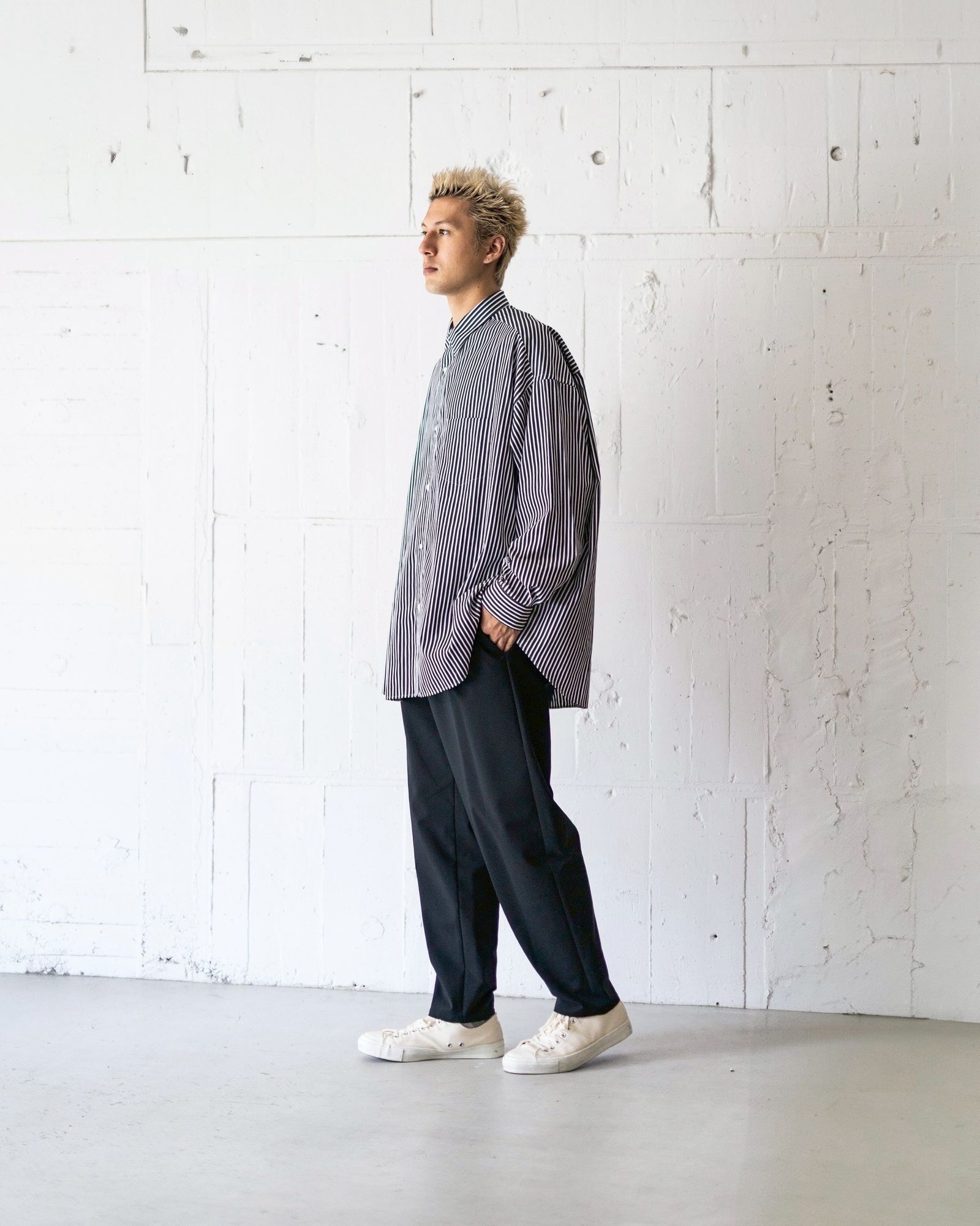 Graphpaper - グラフペーパー25AW High Count Regular Collar Round