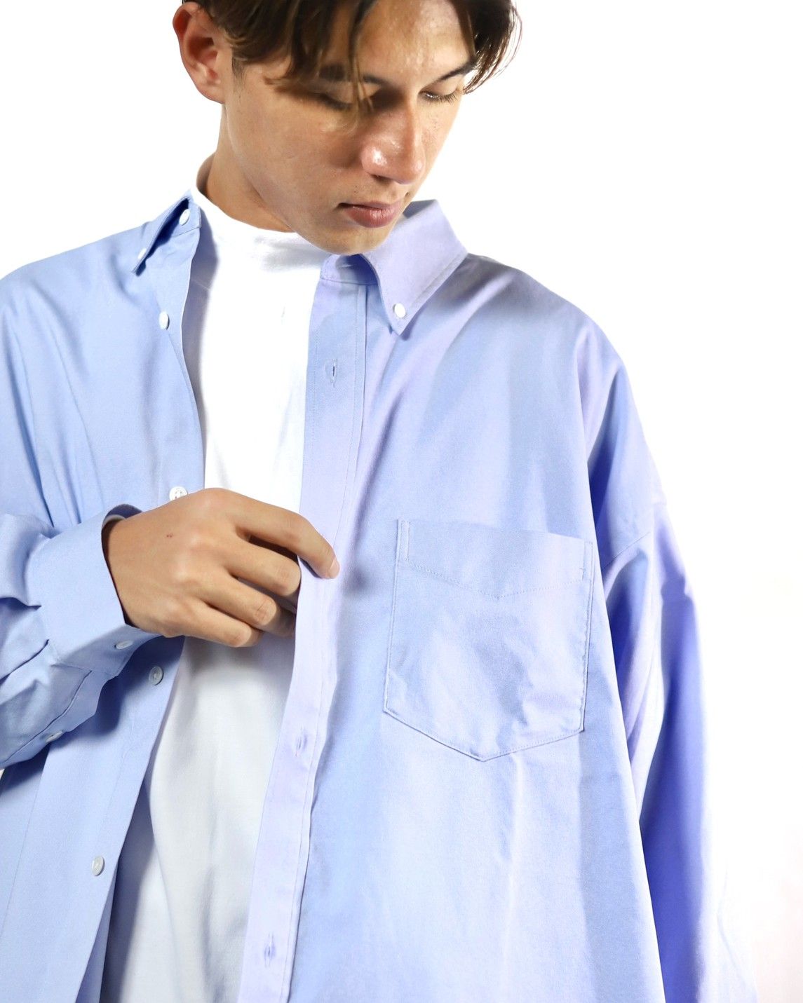 FreshService フレッシュサービスDRY OXFORD CORPORATE L/S B.D.SHIRT