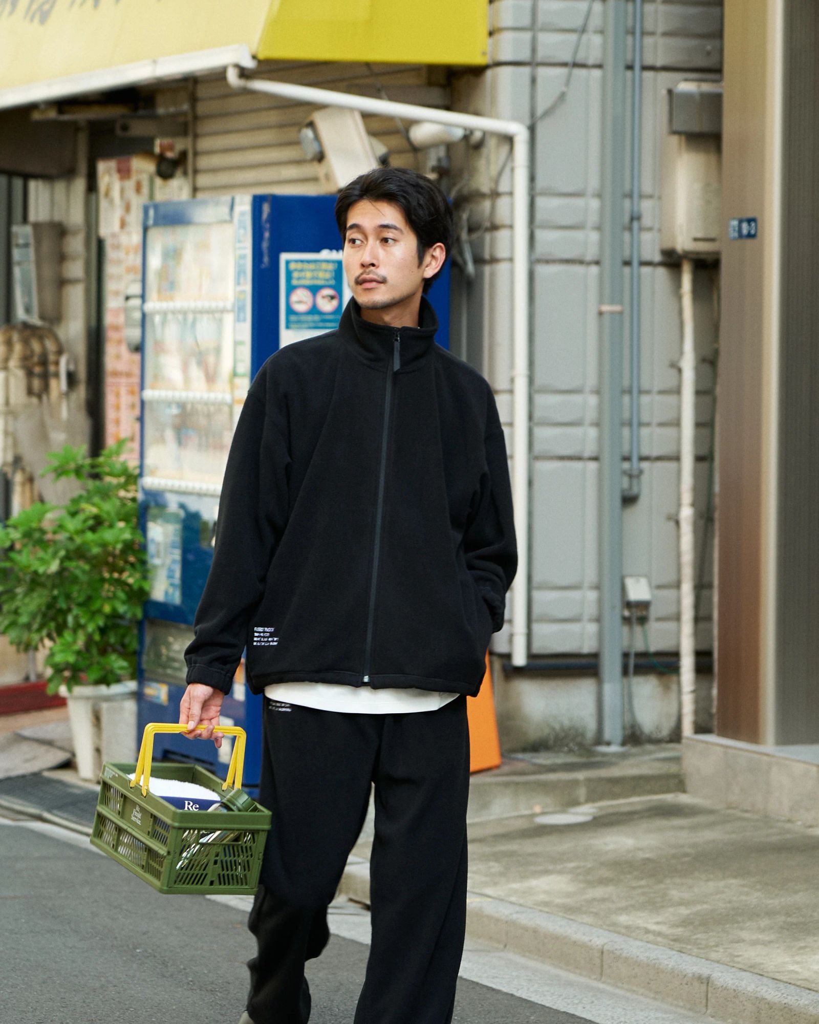 FreshService - ReFresh!Service. “FLEECE TRACK SUIT”(BLACK) | MARK