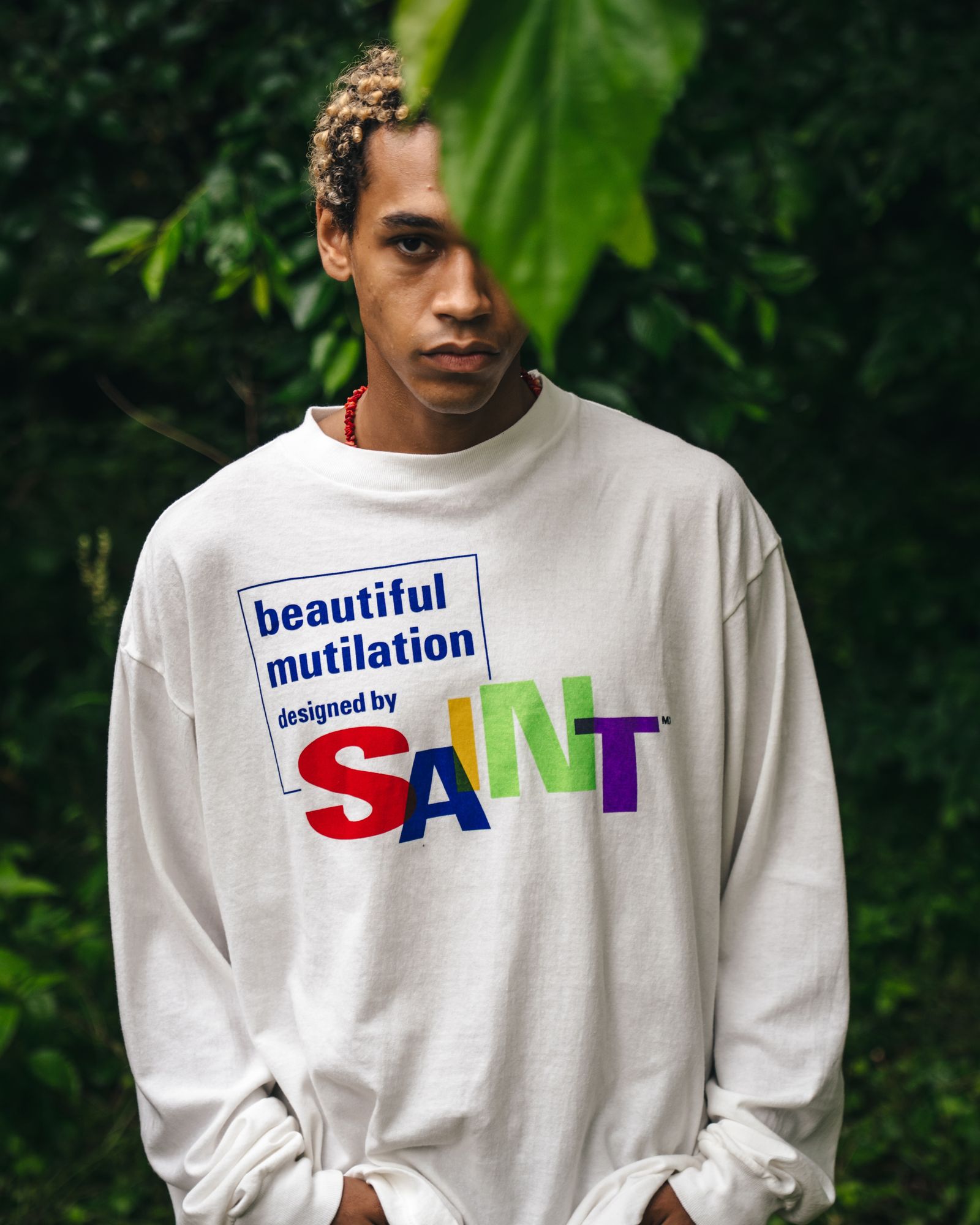 SAINT M×××××× - セントマイケル Tシャツ BEAUTIFUL SAINT LS TEE(SM