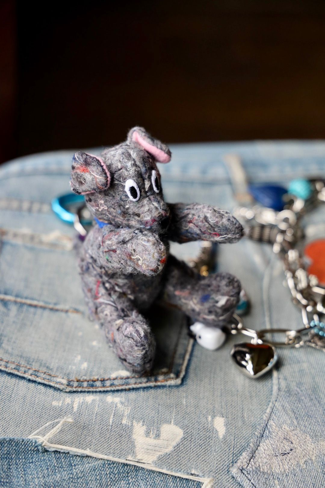 doublet - ダブレット25AW KEY CHAIN WITH DOG DOLL(25AW91AC36) BLUE