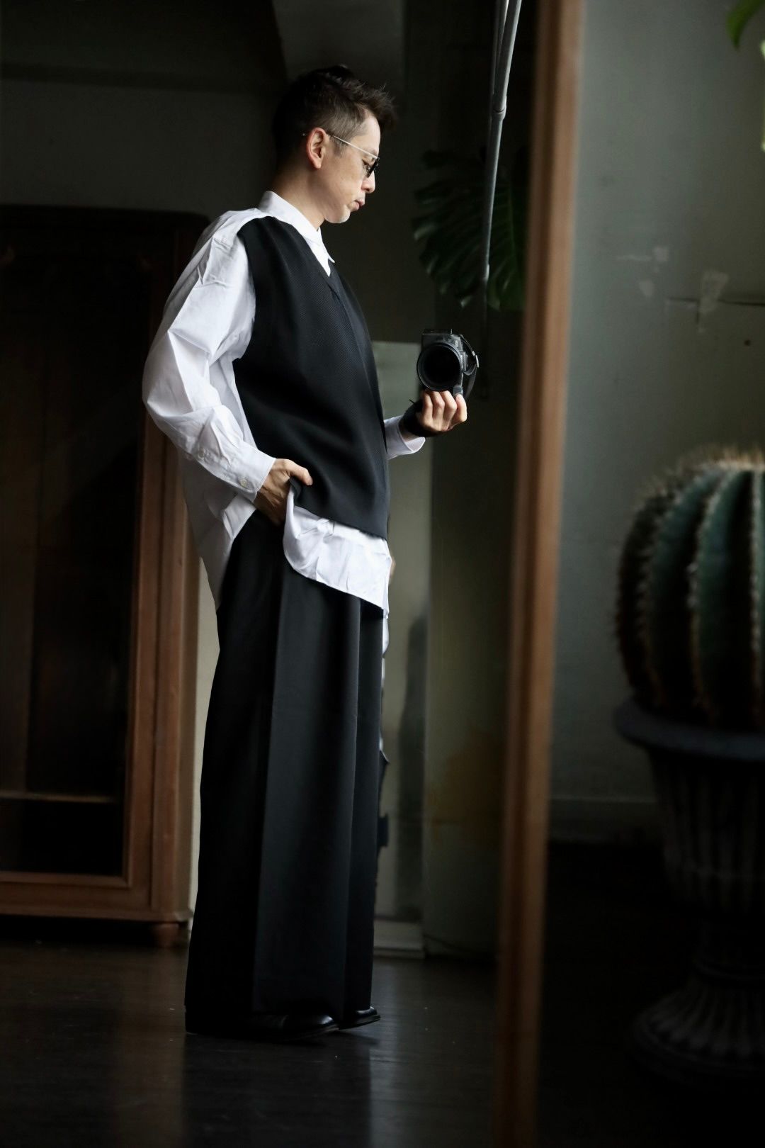 COMME des GARCONS HOMME - コムデギャルソンオム25SS ウールギャバ