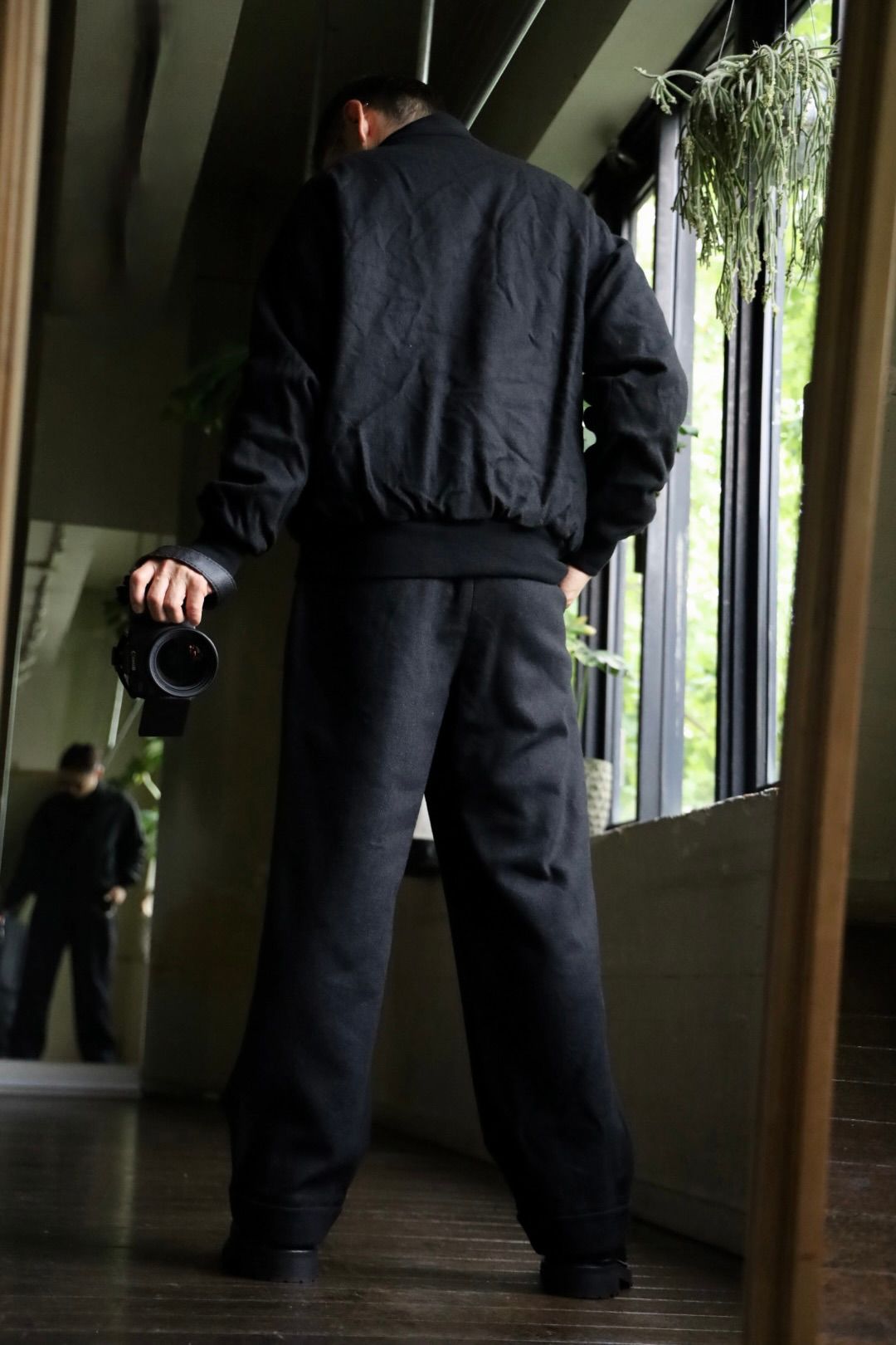 A.PRESSE Tweed Harrington Jacketスタイル | 5634 | MARK