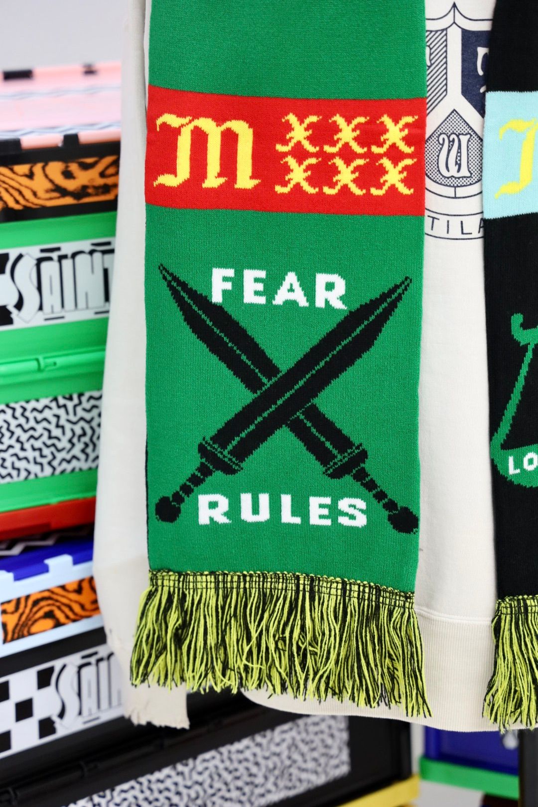 SAINT M×××××× - セントマイケル マフラー BABY MICHAEL SCARF(SM-HR1