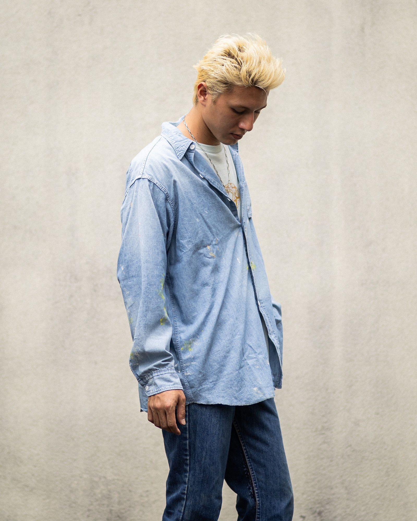 BOWWOW STATE PRISON CHAMBRAY SHIRTS MARK スタイル! | 6665 | MARK