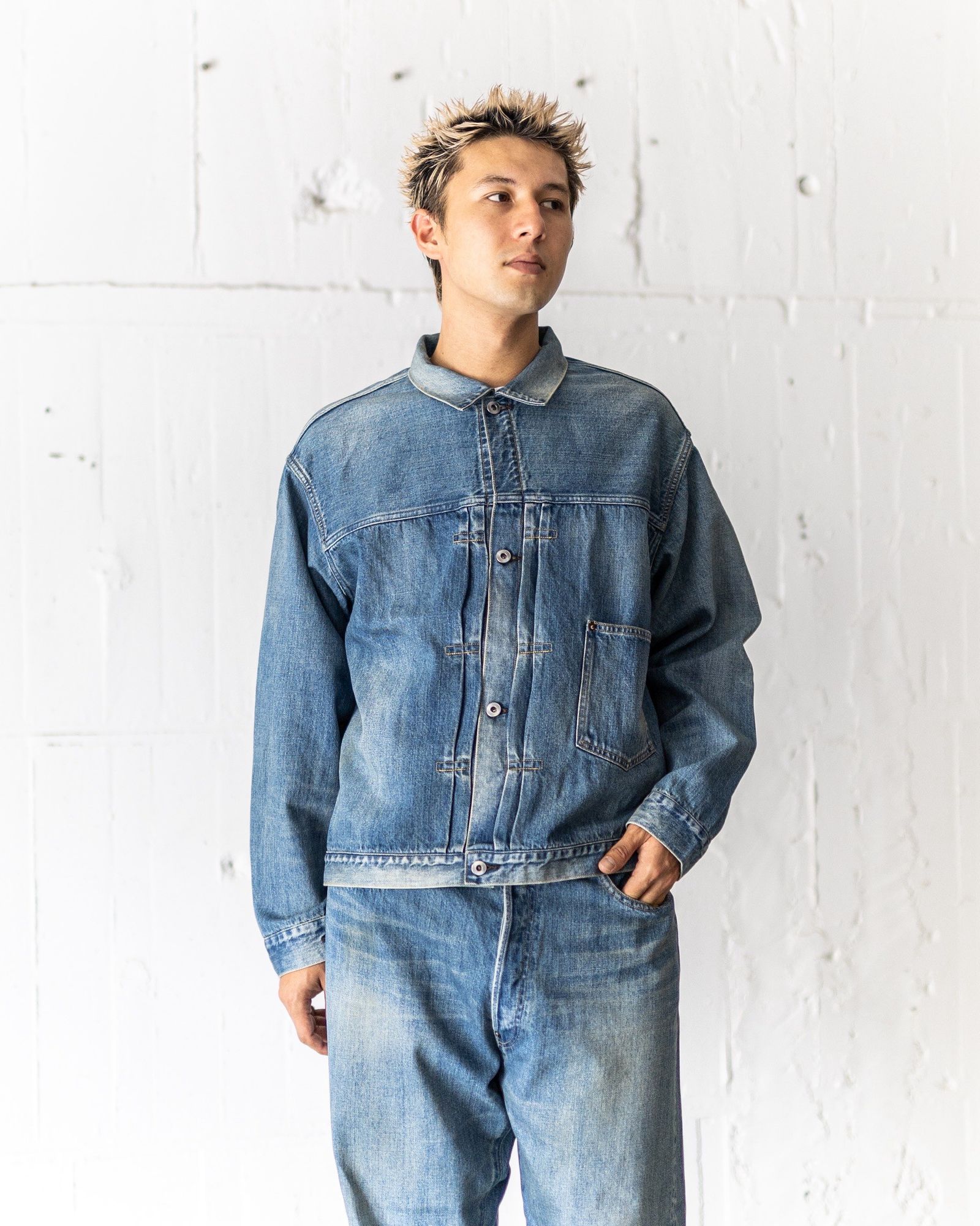 A.PRESSE - アプレッセ 2025 STYLE2 Vintage Half Zip Sweatshirt