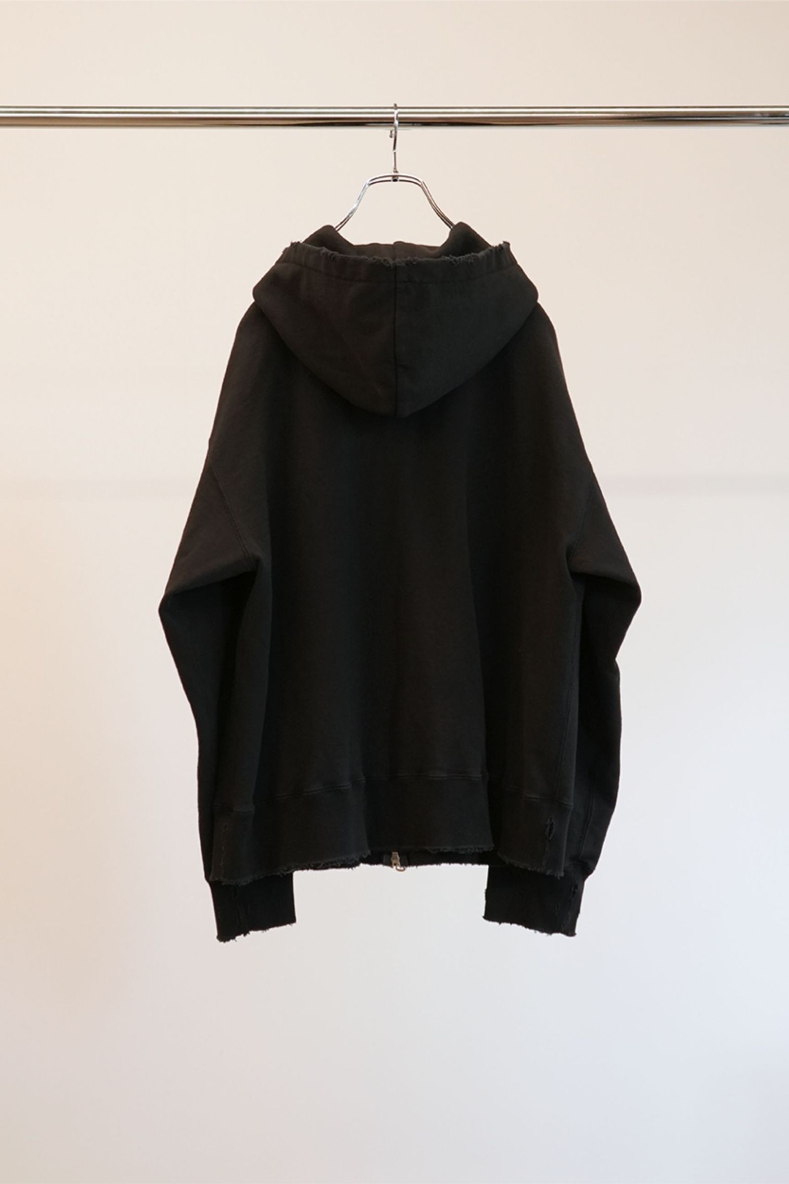 ANCELLM - ZIPUP HOODIE | BLACK | ジップアップフーディー | NapsNote