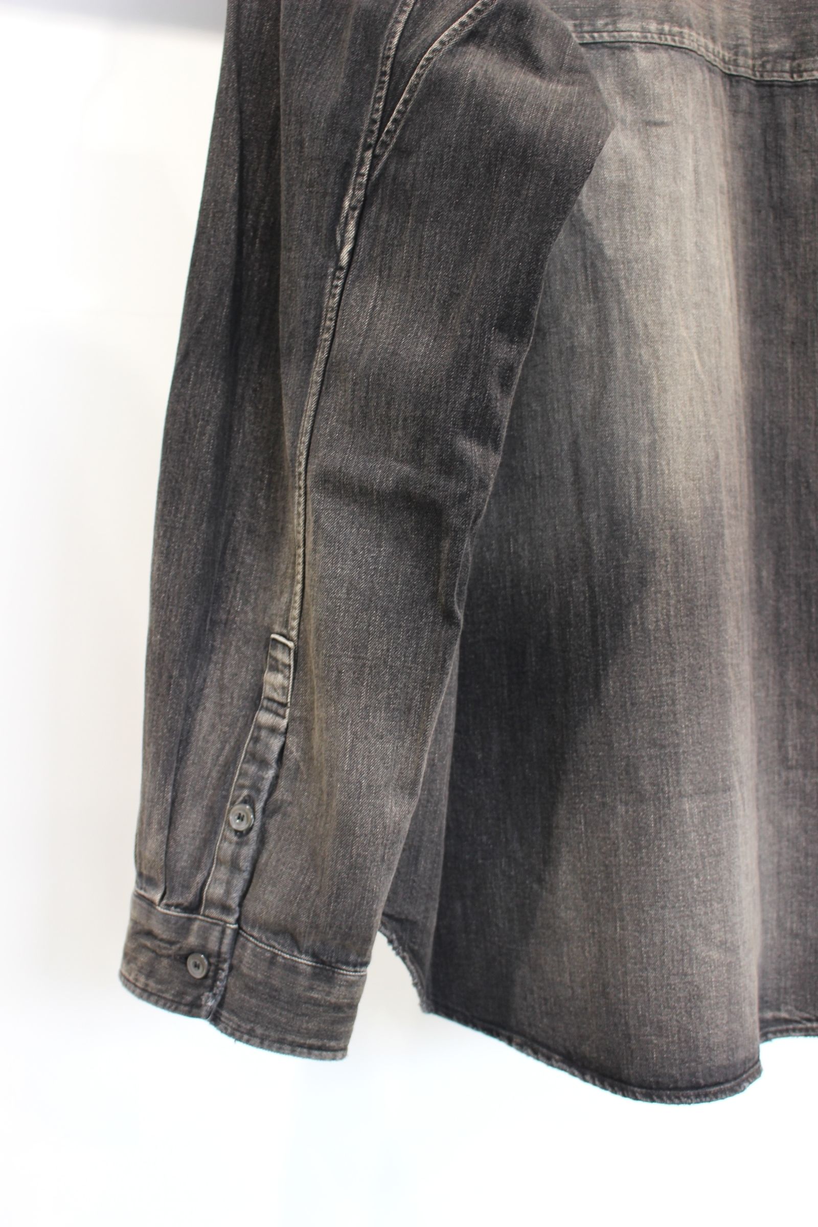ANCELLM - DRESS DENIM SHIRT | BLACK | シャツ | NapsNote