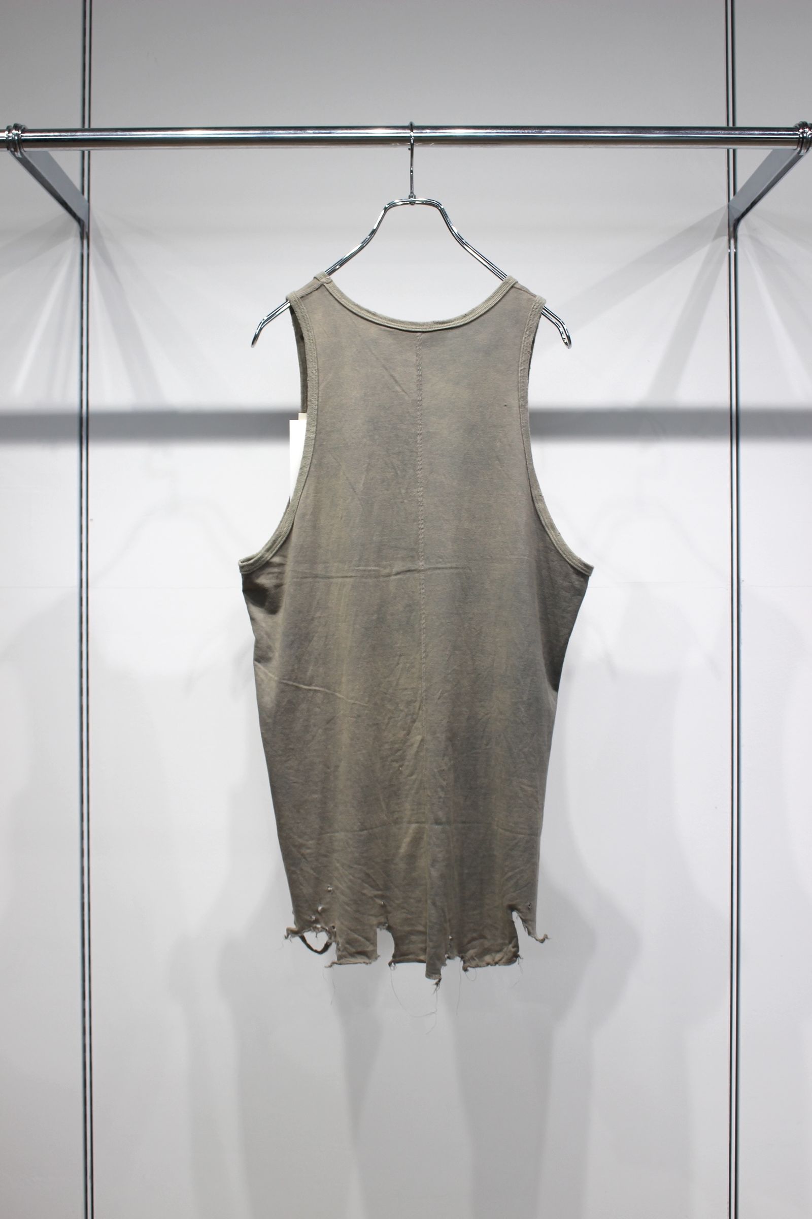 ANCELLM - DAMAGE TANK TOP | GRAY | タンクトップ | NapsNote