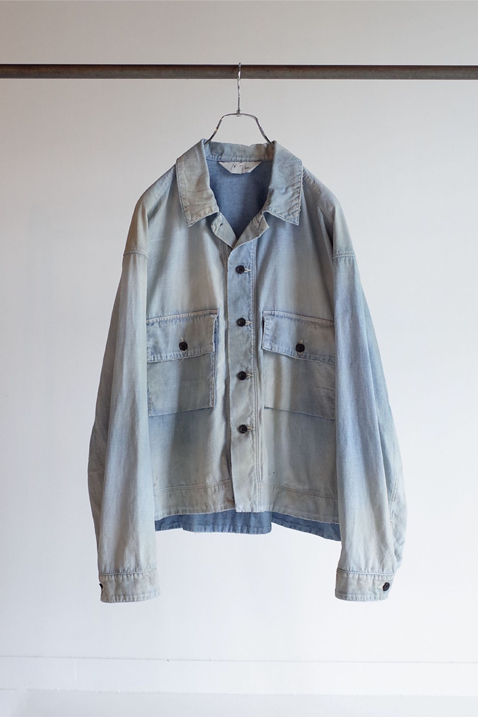 ANCELLM - CHAMBRAY SHIRTS JACKET/DUSKY PURPLE | NapsNote