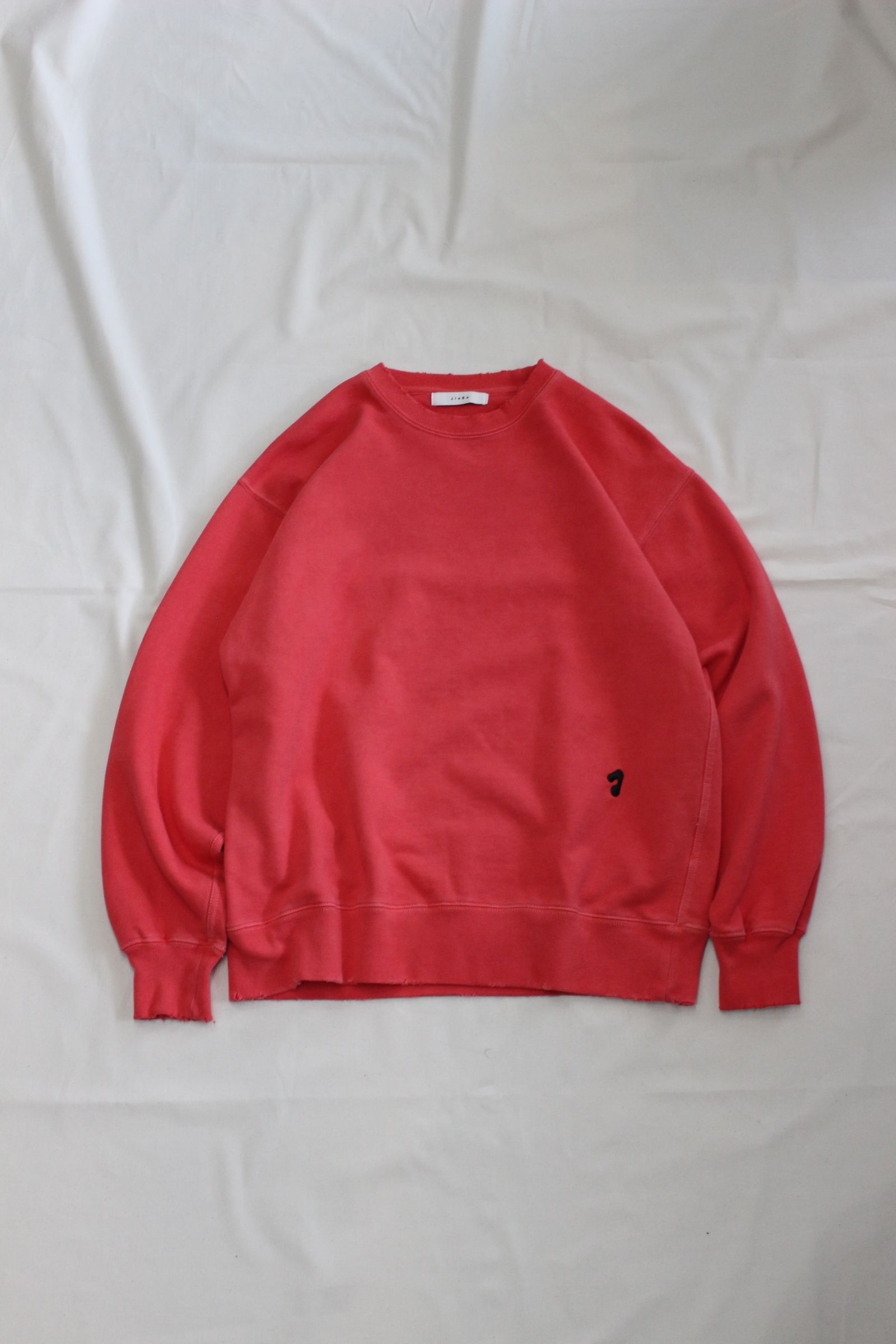 JIEDA - J LOGO DAMEGE SWEAT CREW | BLACK | スウェット | NapsNote