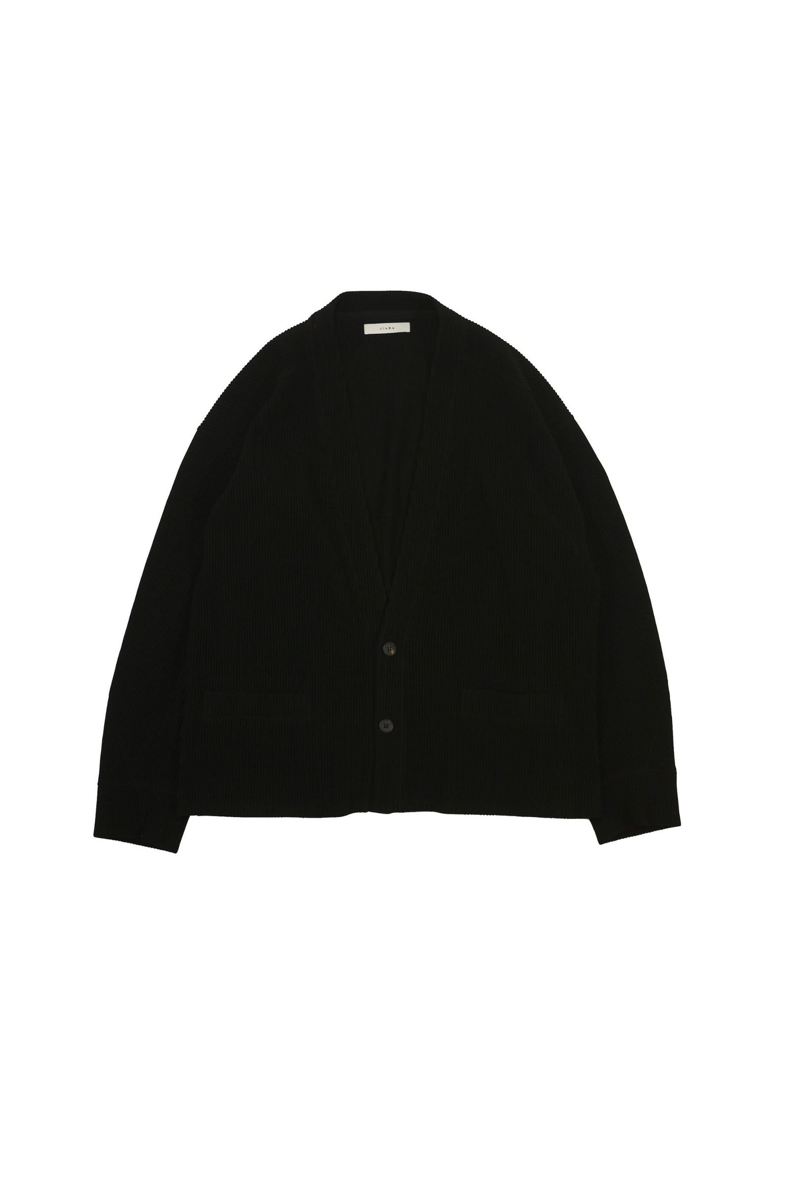 JIEDA - RIPPLE CARDIGAN/BLACK | NapsNote