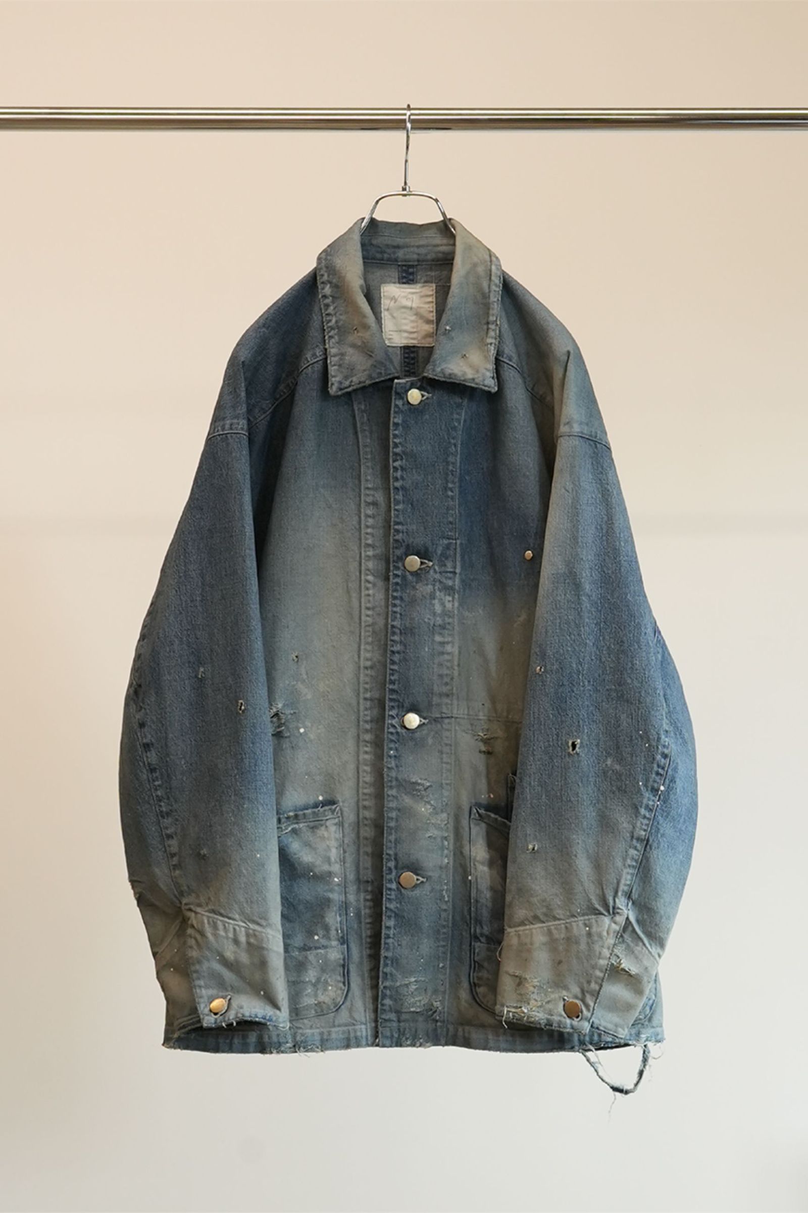 ANCELLM - DENIM COVERALL | BLACK | カバーオール | NapsNote